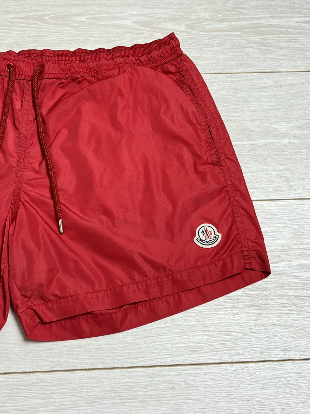 Moncler Moncler Red Boxer Mare Swim Shorts L-XL Logo Size US 34 / EU 50 - 3 Thumbnail