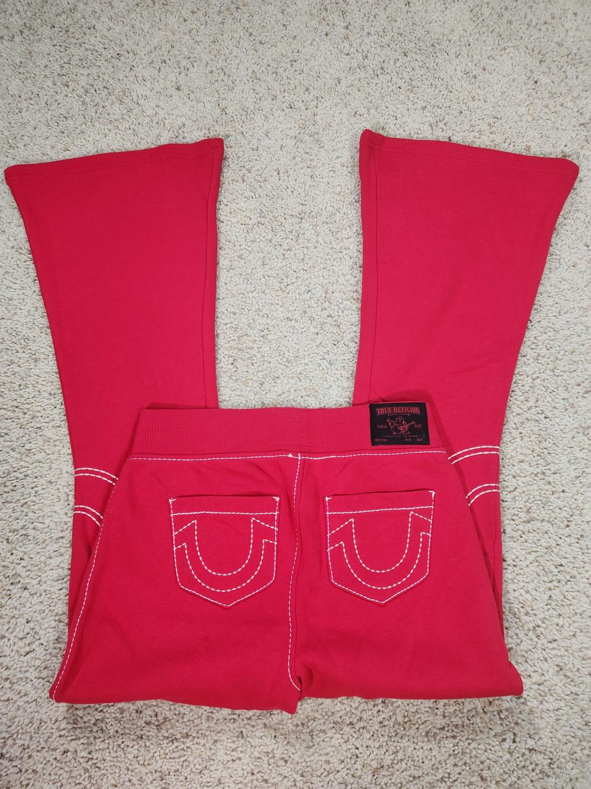 True Religion NEW True Religion Pull-On Flare Jeans Red Anniversary Small Size 28" / US 6 / IT 42 - 1 Thumbnail