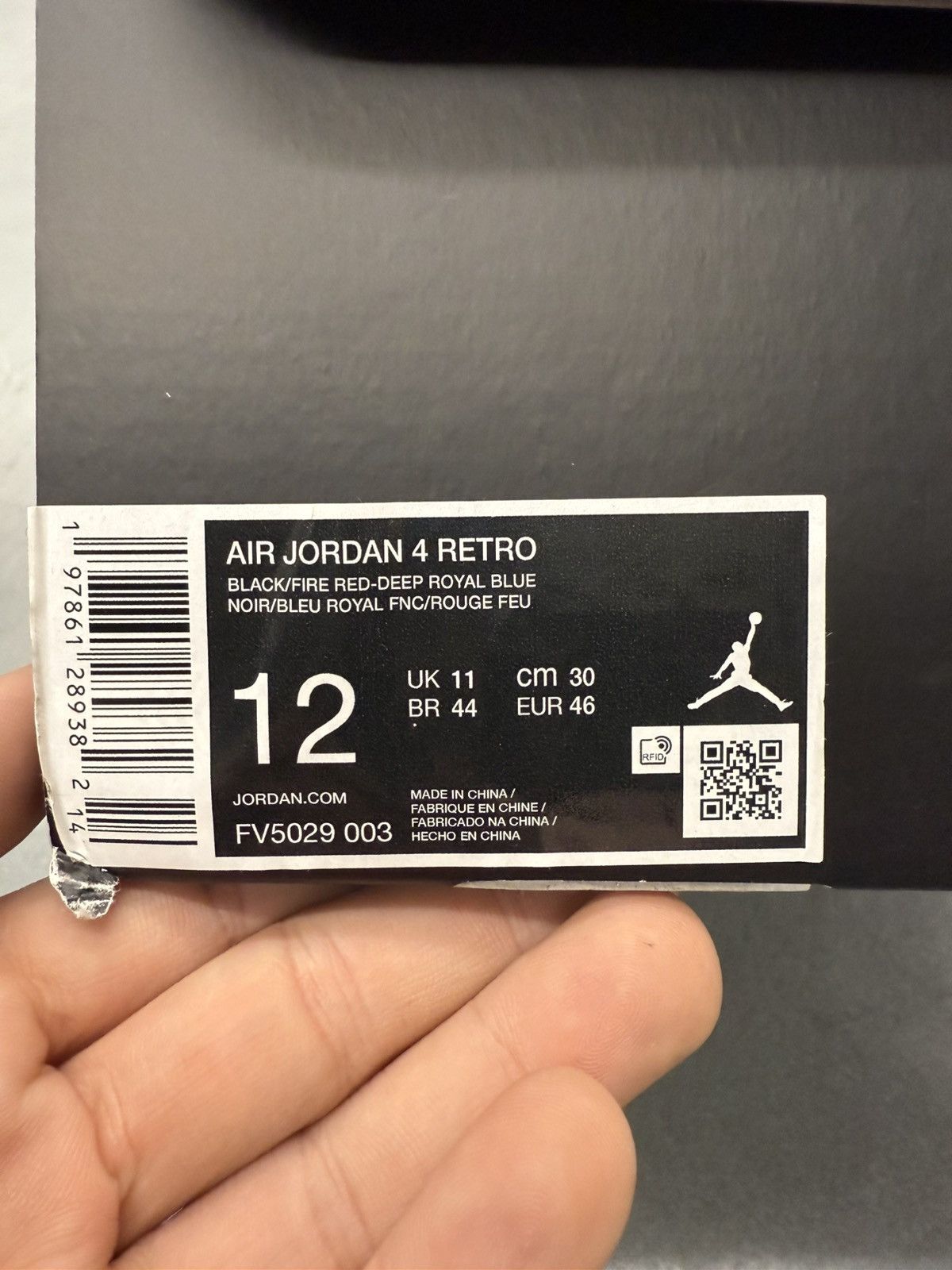 Jordan Brand 2025 Jordan 4 Retro Rare Air Size US 12 / EU 45 - 13 Thumbnail