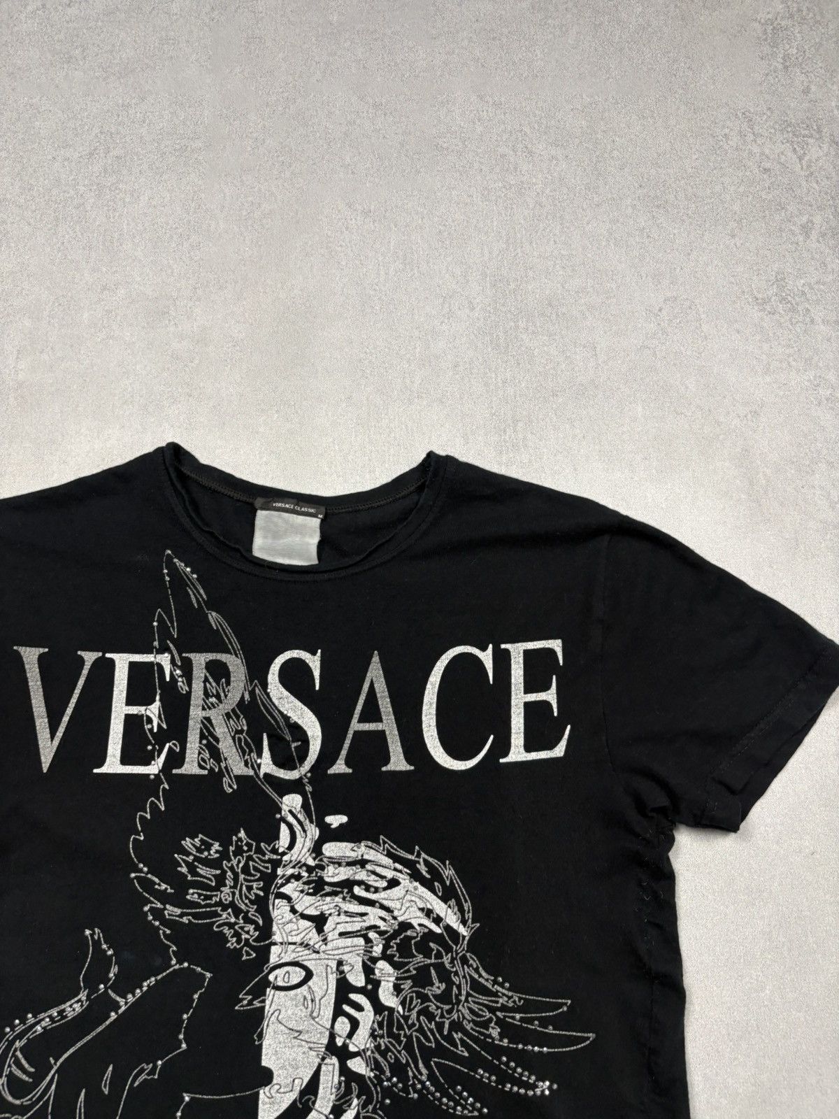 Versace Versace Classic Archive 90s Crystal Graphic T Shirt Vintage Size M / US 6-8 / IT 42-44 - 2 Thumbnail