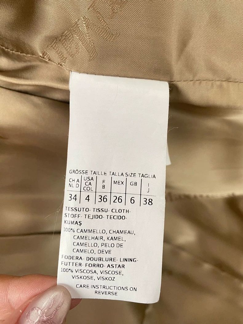 Max Mara Max Mara Khaki Camel Coat Size S / US 4 / IT 40 - 4 Thumbnail