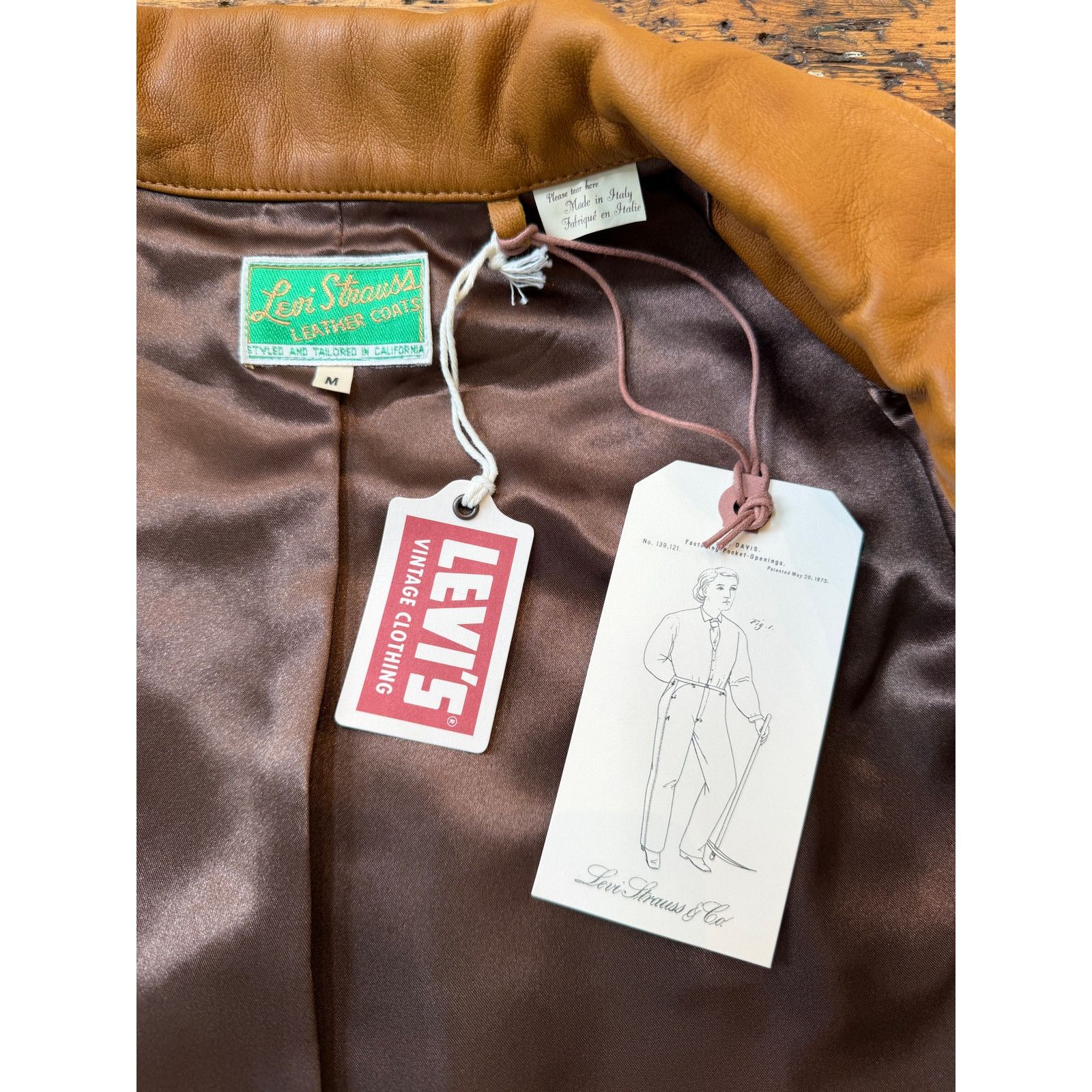 Levi's Vintage Clothing LVC Levi Vintage Clothing 1940's Leather Jacket Size US M / EU 48-50 / 2 - 3 Thumbnail