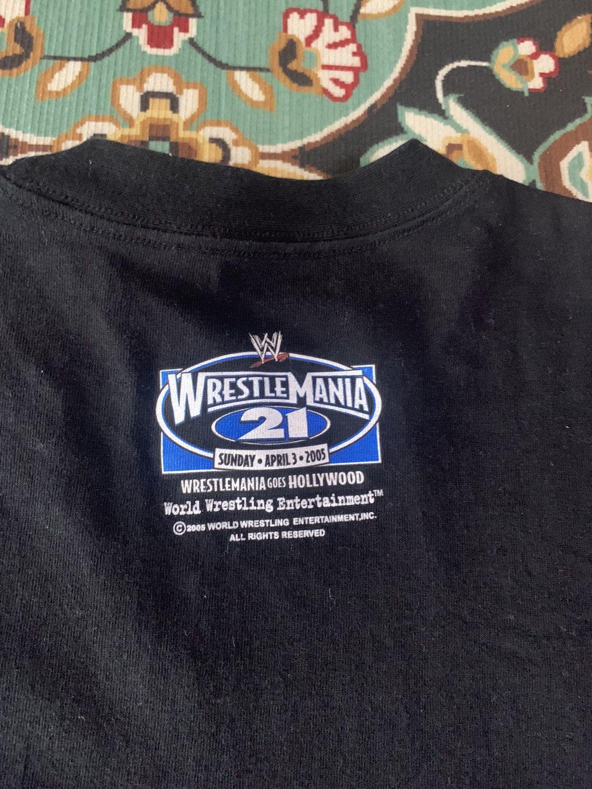 WWE Vintage Wrestlemania Smackdown 2005 Tee Size US L / EU 52-54 / 3 - 9 Thumbnail