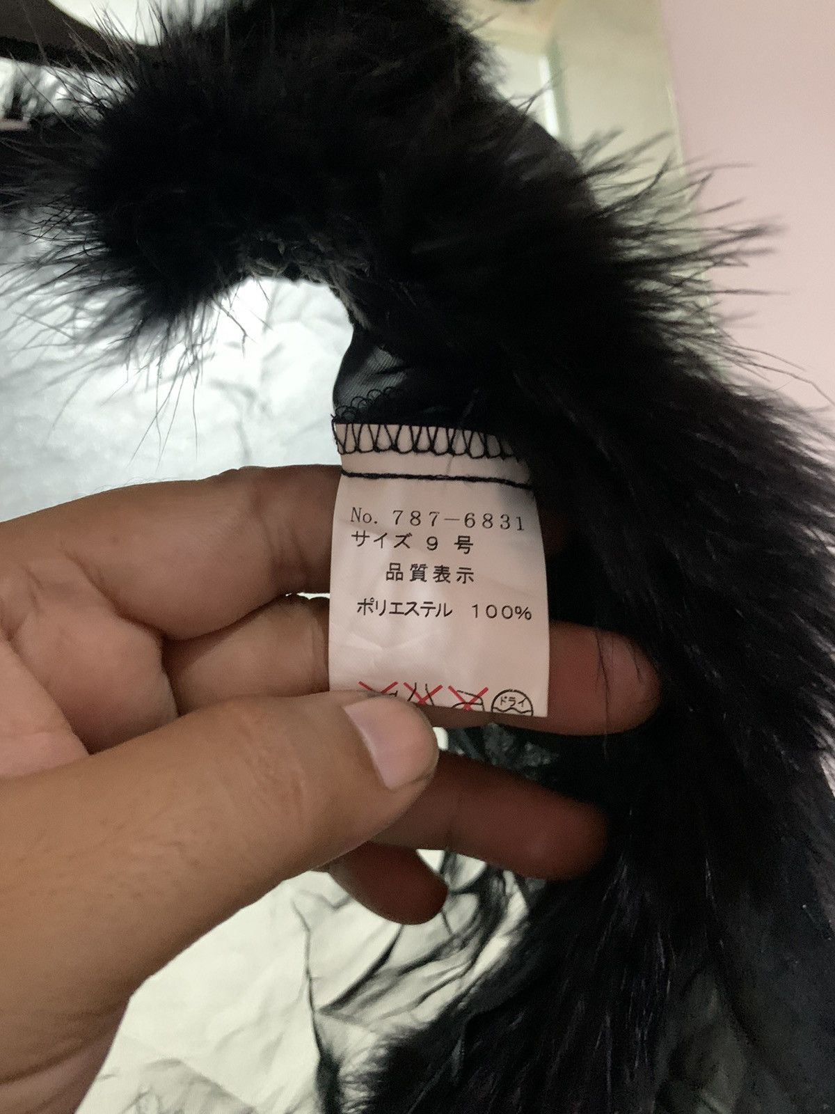 If Six Was Nine Scot Club Japan gothic transparent sheer faux fur cardigan Size S / US 4 / IT 40 - 9 Thumbnail