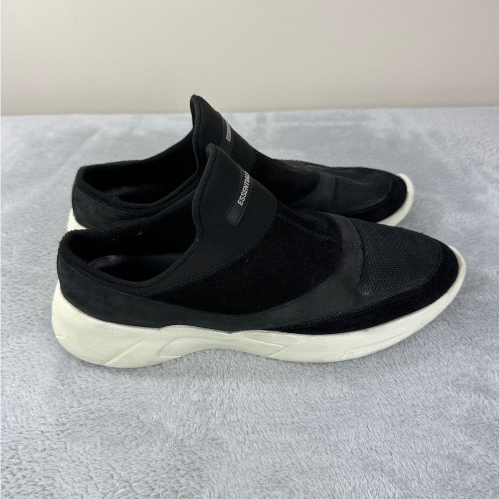 Fear of God Fear Of God Essentials Laceless Backless Black Sneakers Men Size US 11 / EU 44 - 5 Thumbnail