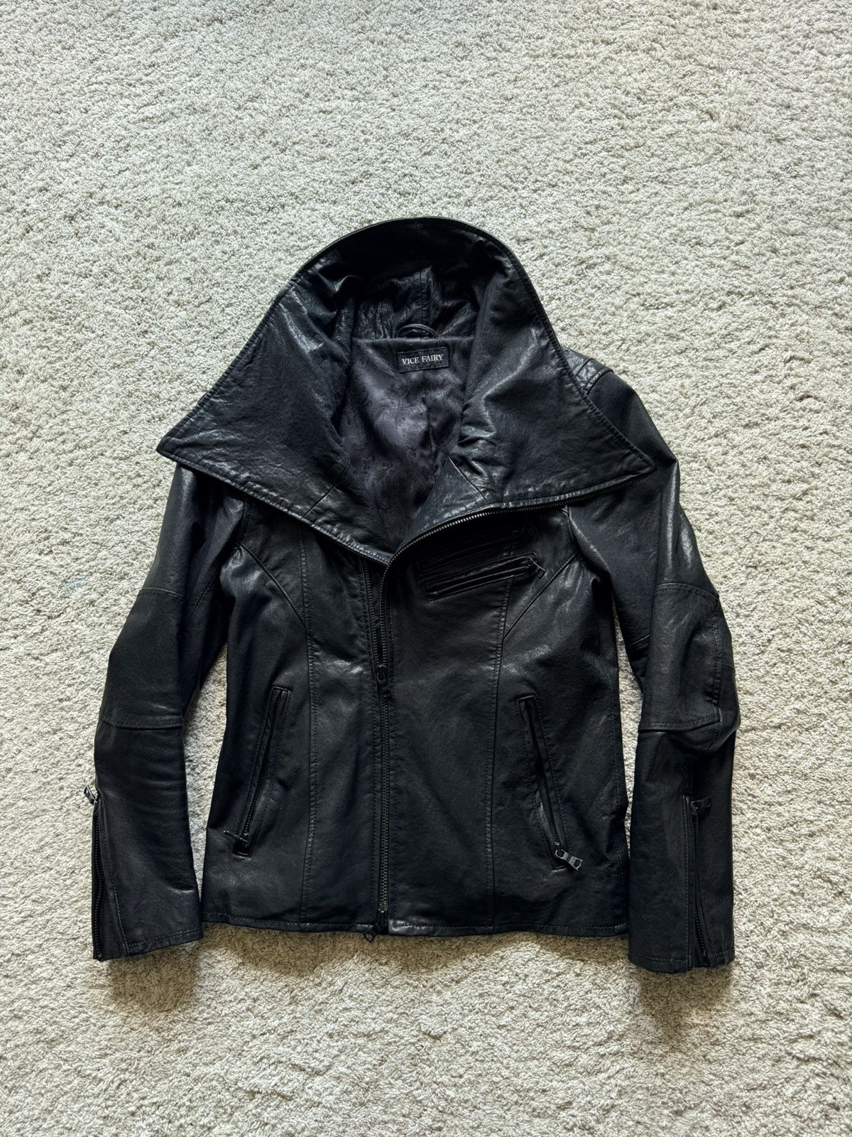 Archive Leather Jacket | Grailed