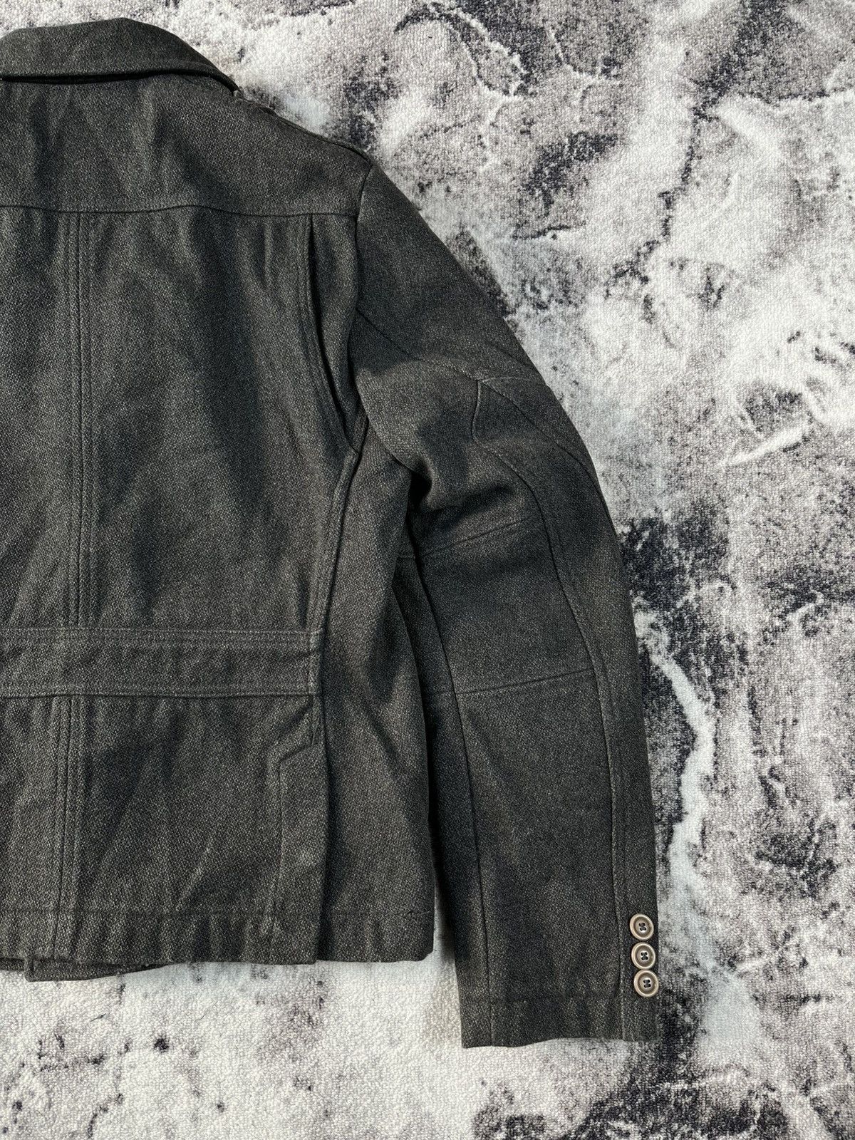 Diesel Diesel Wool Zip Jacket Minimal Distressed Fit M Size US M / EU 48-50 / 2 - 15 Thumbnail