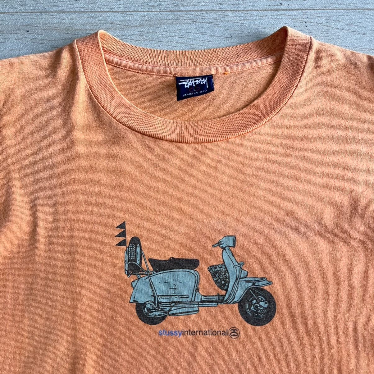 Stussy Vintage stussy lambretta tshirt Size US L / EU 52-54 / 3 - 2 Thumbnail
