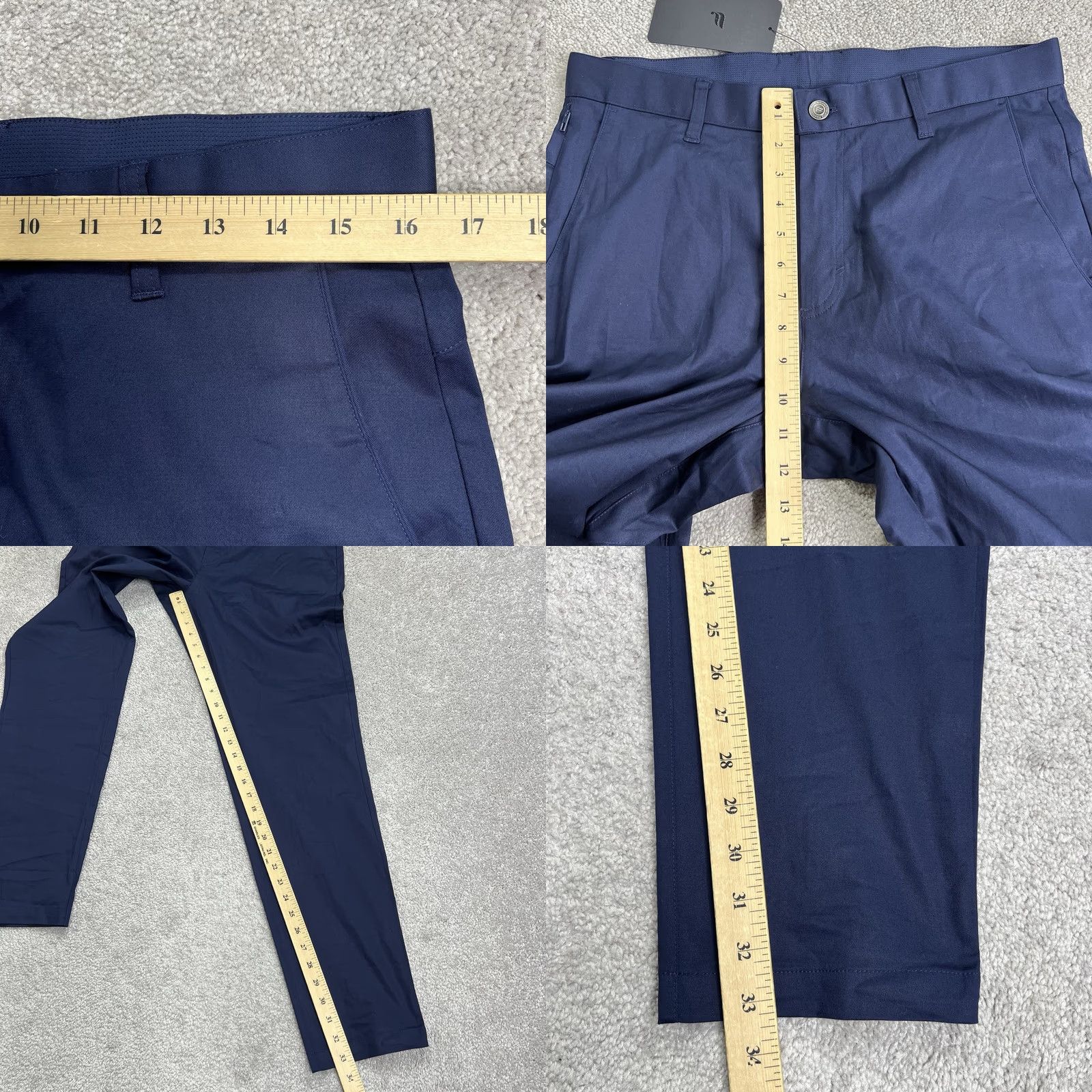 Fabletics Fabletics Pants Mens 32x34 The High Side Chino Navy Blue Classic Fit Stretch NWT Size US 32 / EU 48 - 9 Thumbnail