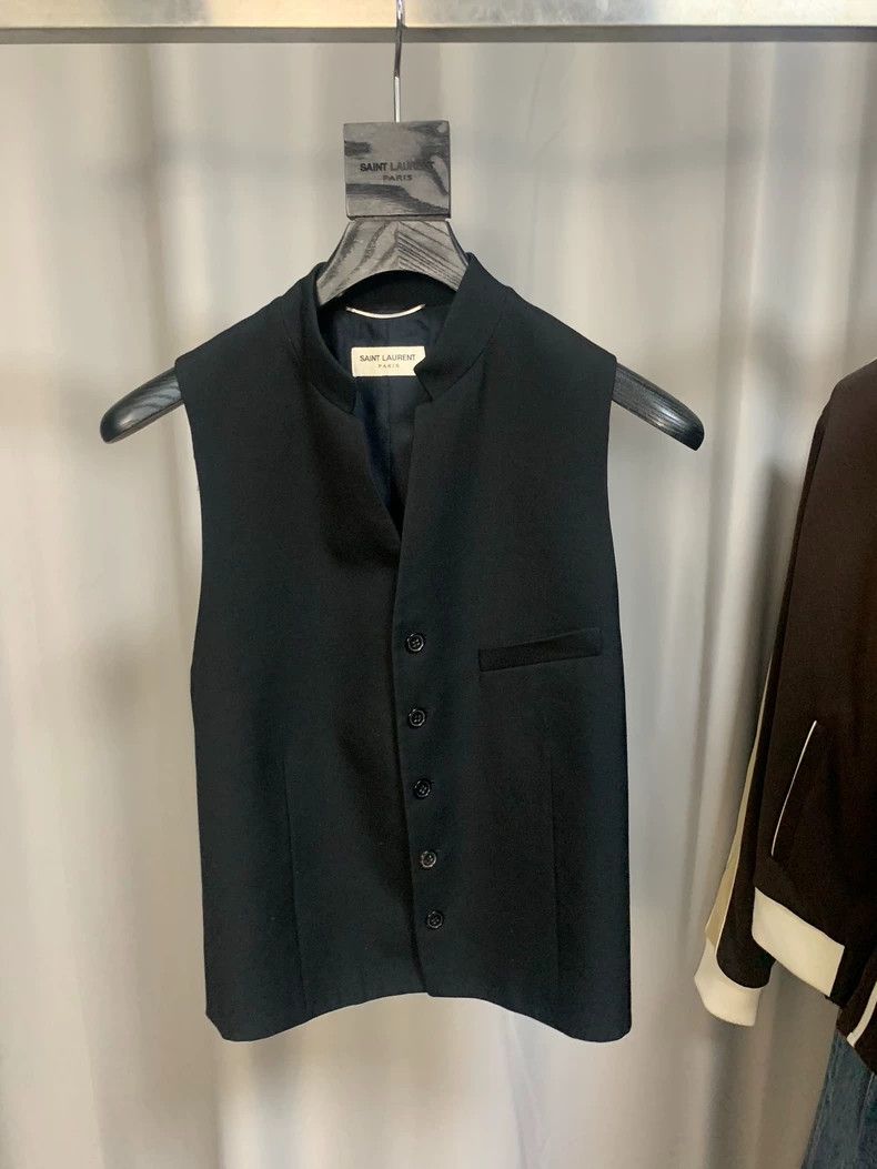 Saint Laurent Paris Saint Laurent Paris 2015SS Stand collar vest Size US S / EU 44-46 / 1 - 1 Thumbnail