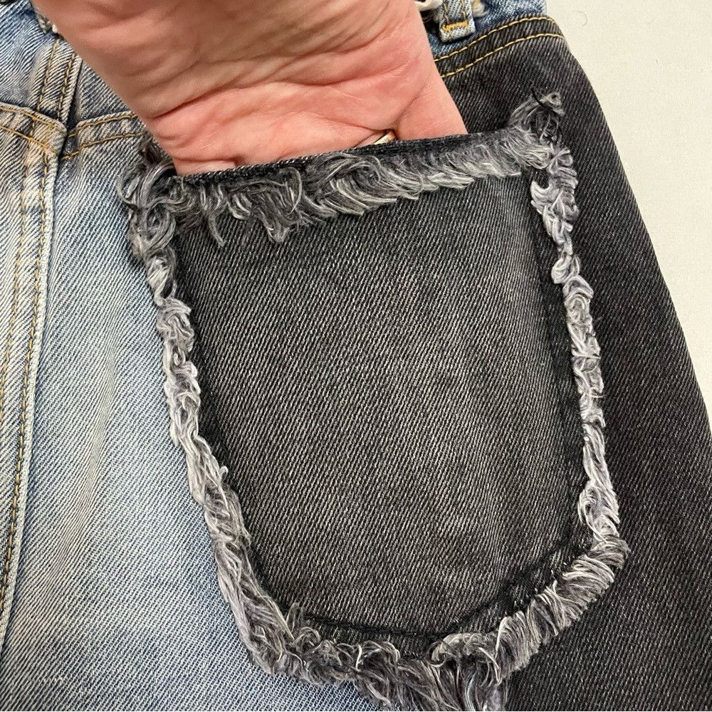 Other New Carmar Denim Two Tone Black Blue Mini Skirt Size S Size 27" / US 4 / IT 40 - 8 Thumbnail