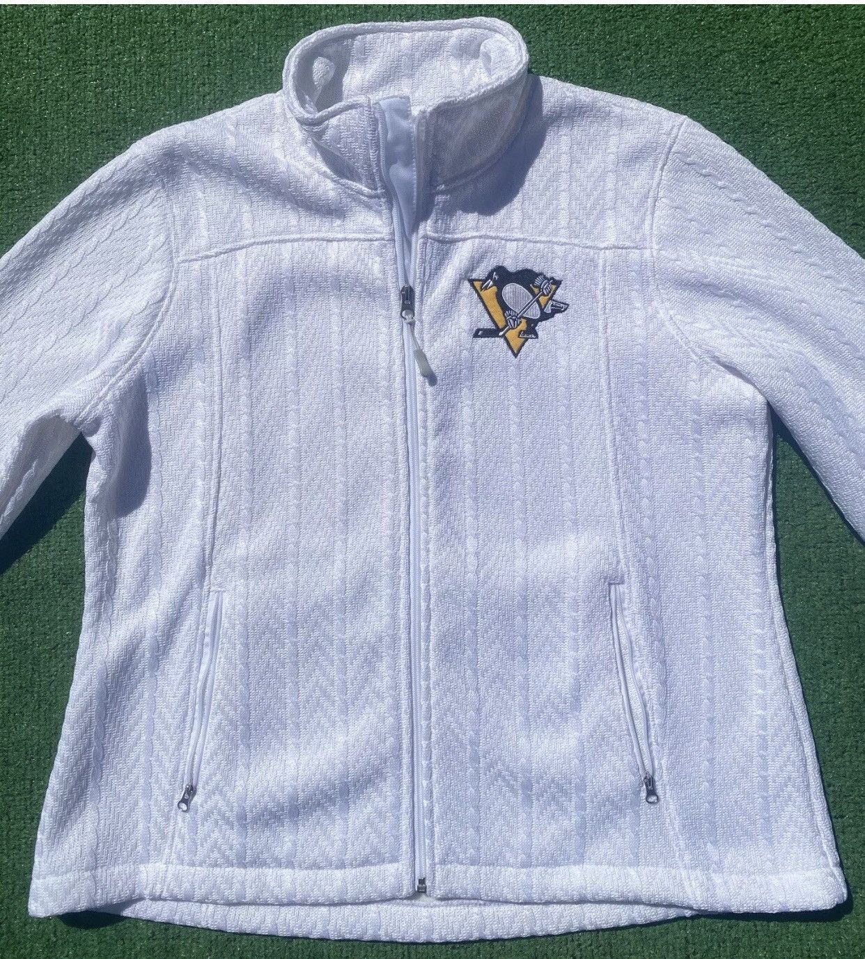 NHL NHL Pittsburg Penguins Glll Sports Carl Banks Knit Jacket XL Size XL / US 12-14 / IT 48-50 - 3 Thumbnail