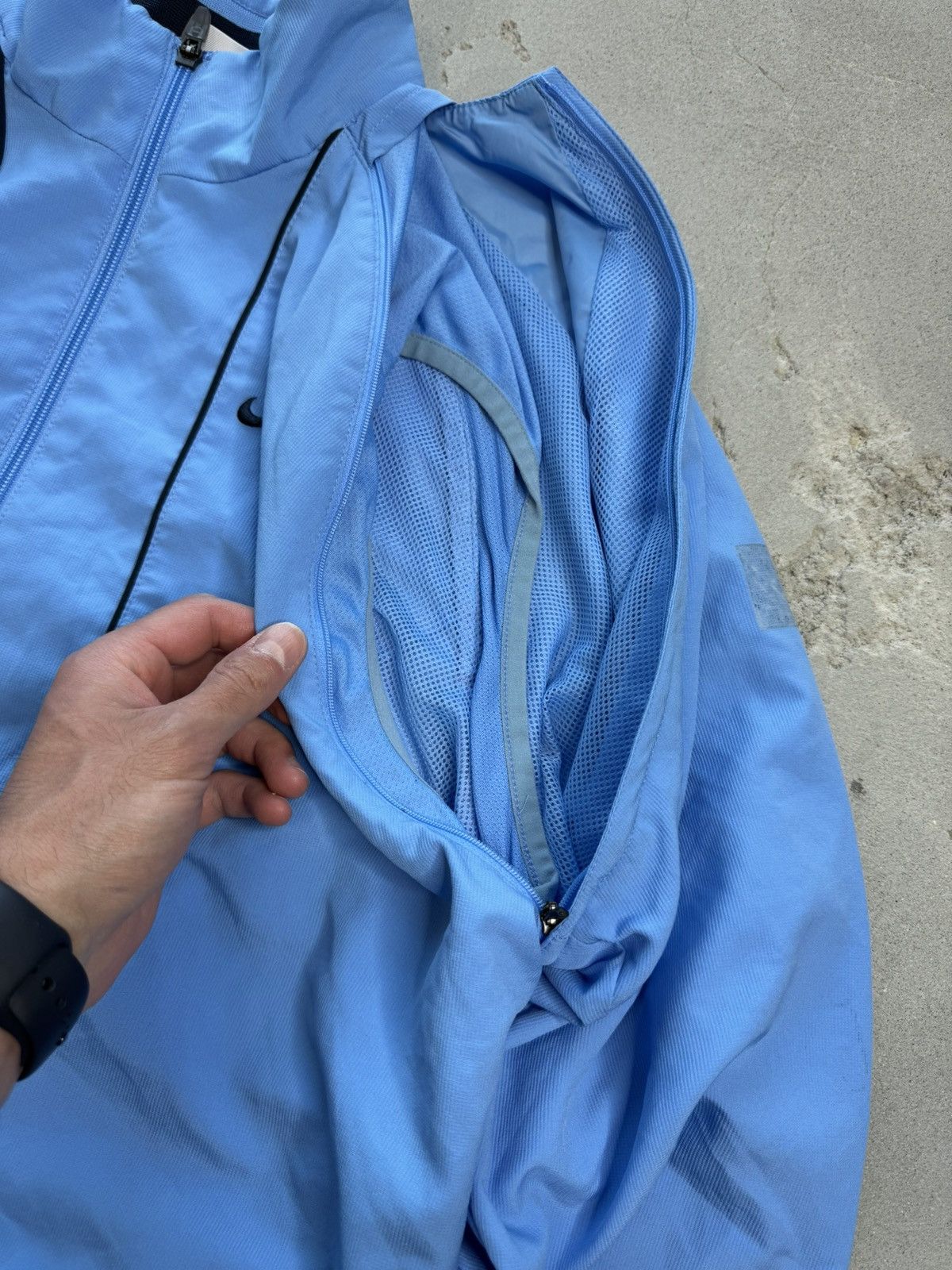 Nike × Vintage 00s Nike Vintage Court Nylon Track Suit Baggy Pants + Jacket Size US L / EU 52-54 / 3 - 4 Thumbnail