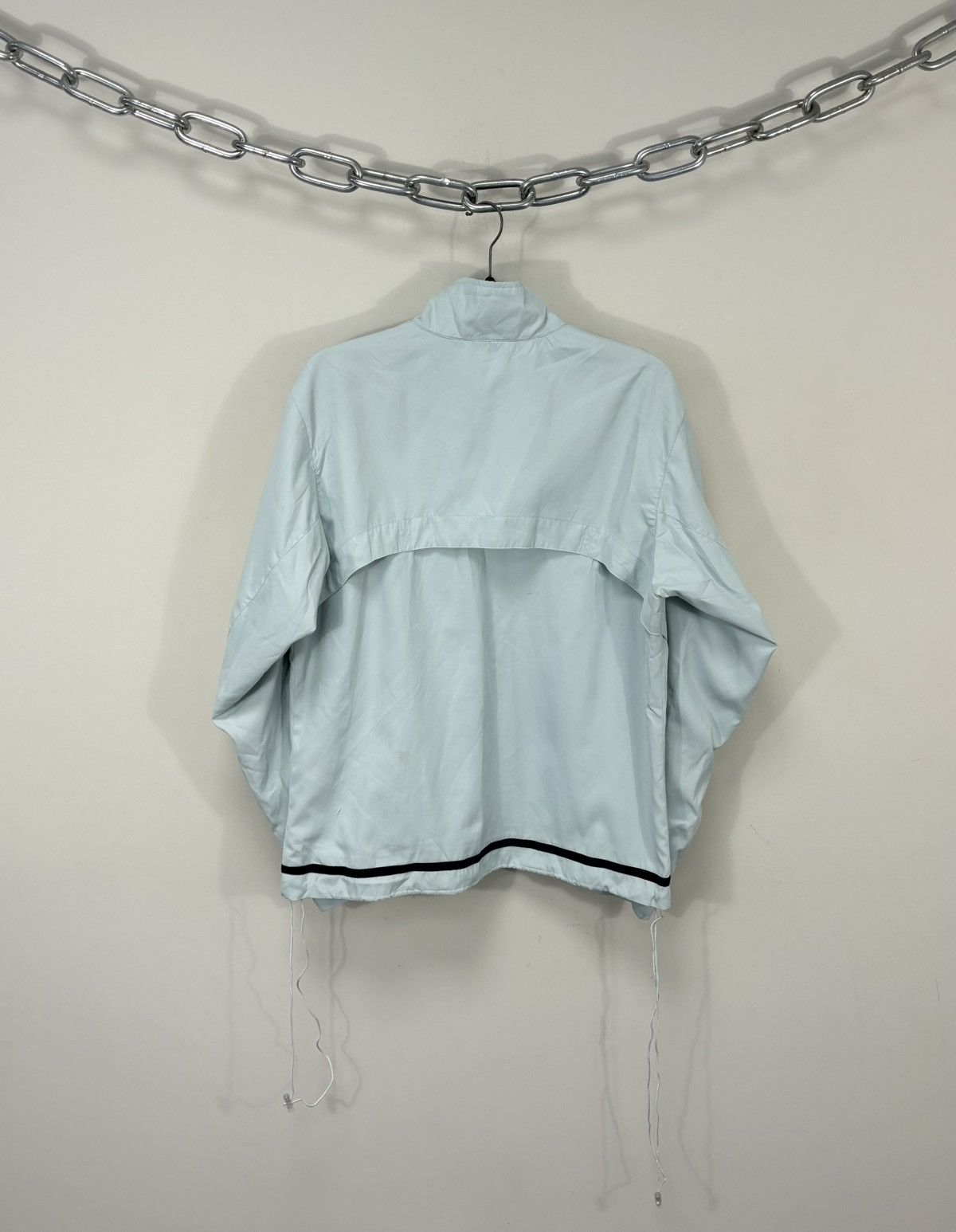 Nike Vintage Nike Y2K Turquoise Retro Hype Nylon Track Jacket Size US XL / EU 56 / 4 - 2 Thumbnail
