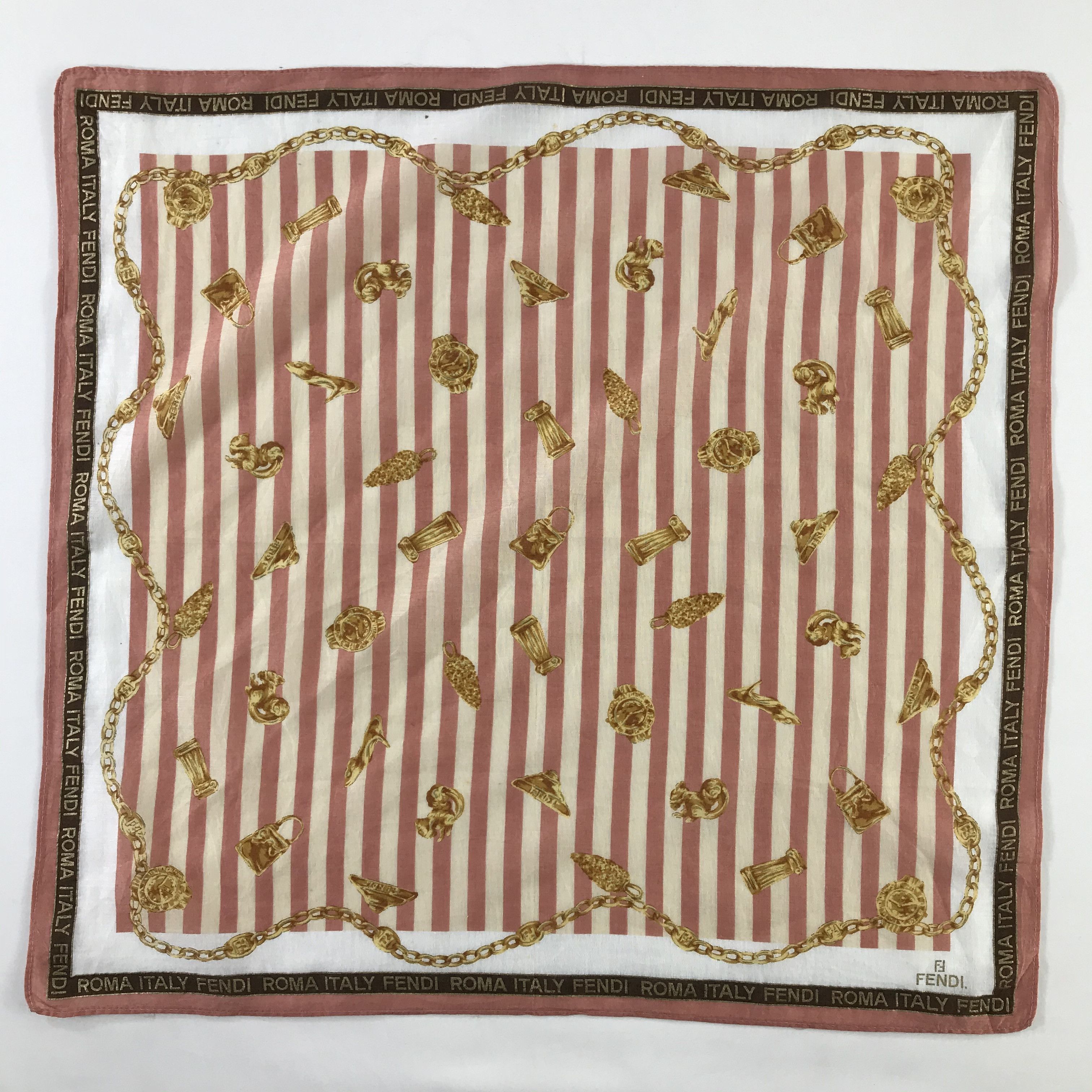 Vintage Vintage Fendi Bandana / Handkerchief / Neckerchief - S440 Size ONE SIZE - 1 Thumbnail