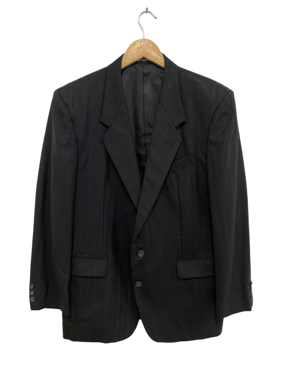 Hedi Slimane Hedi Slimane Yves Saint Laurent Black Charcoal Blazer Size 42R - 1 Thumbnail