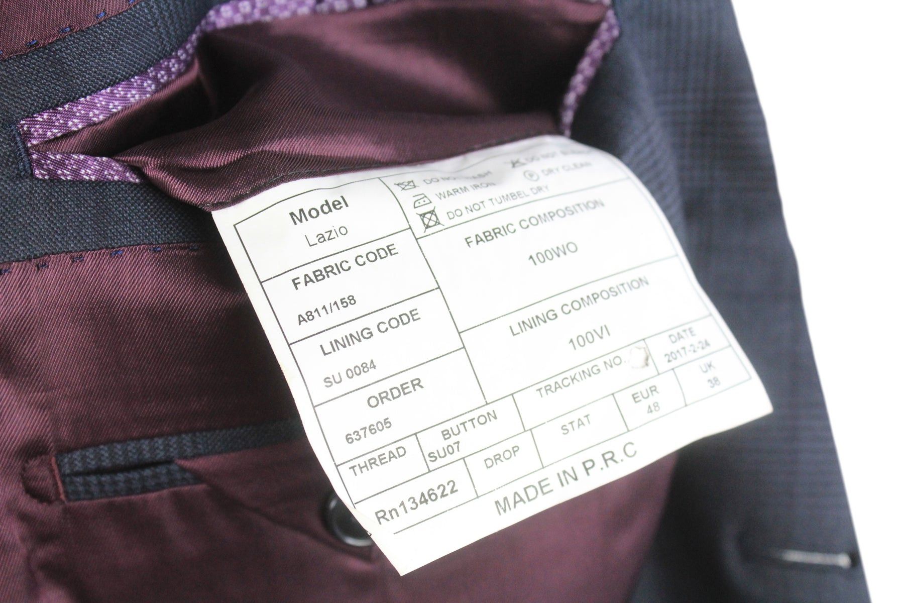 Suitsupply Suitsupply Lazio Suit 48 Size 48R - 7 Thumbnail