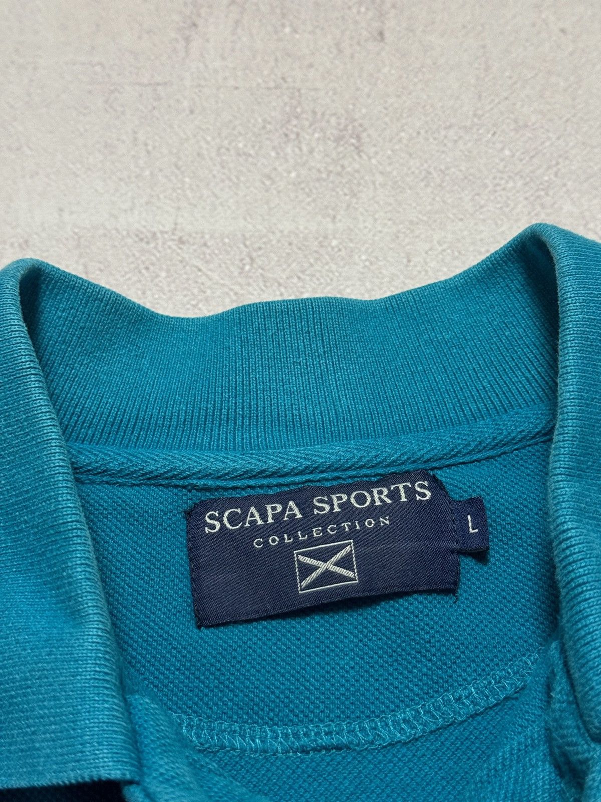 Scapa Sports Vintage Scapa Sports Rugby Polo Sweatshirt #3 Big Logo Ralph Size US L / EU 52-54 / 3 - 7 Thumbnail