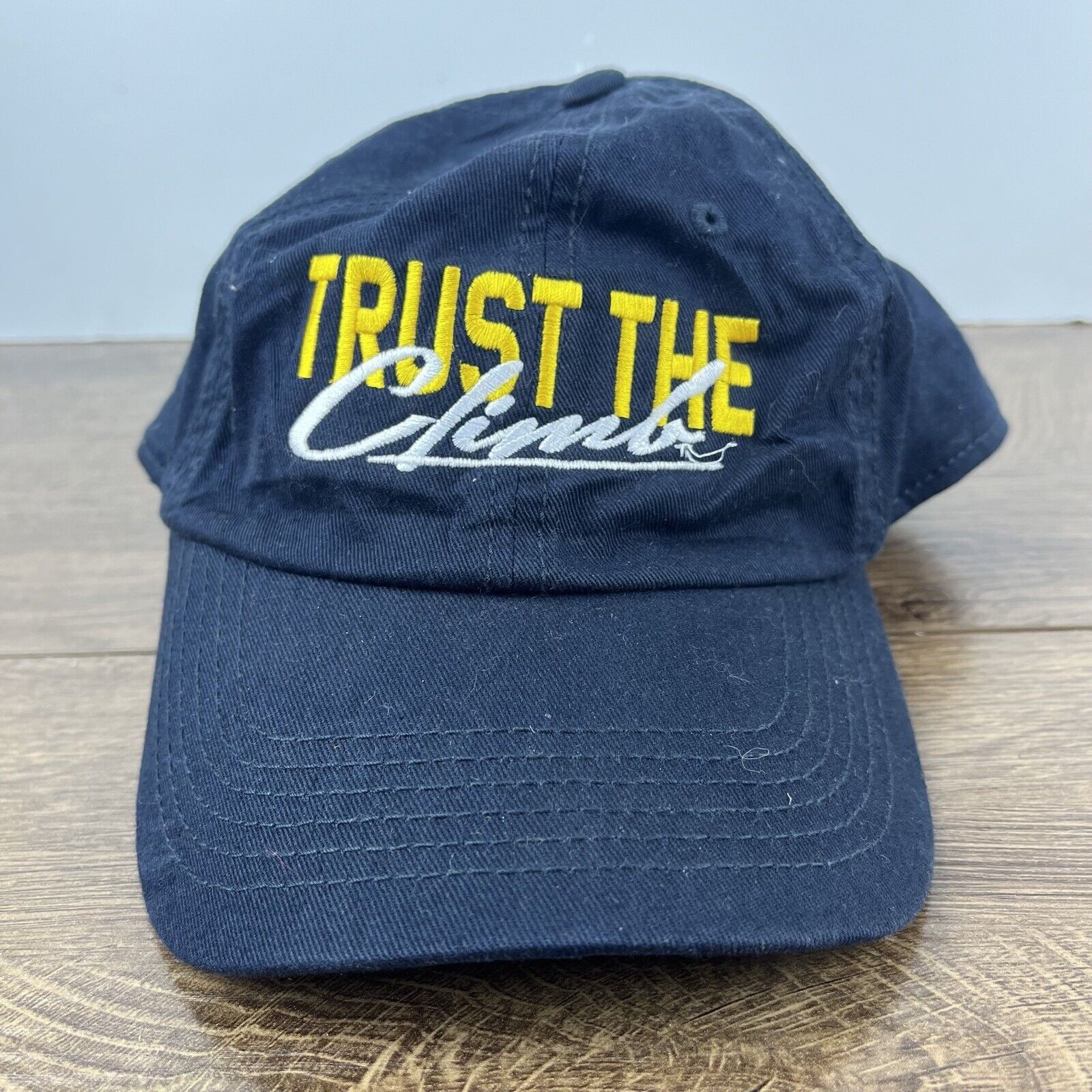 Other Wets Virginia Hat Trust the Climb Hat Blue Adjustable Hat Bl Size ONE SIZE - 2 Thumbnail