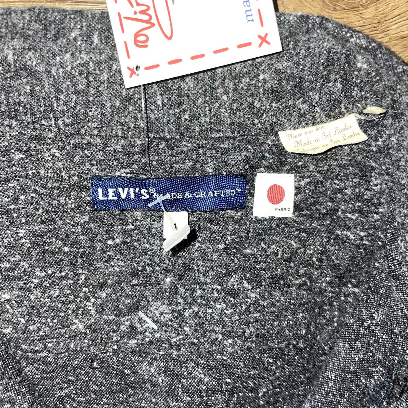 Levi's Made & Crafted Salt & Pepper Retro Levi's Button-up Size US L / EU 52-54 / 3 - 3 Thumbnail