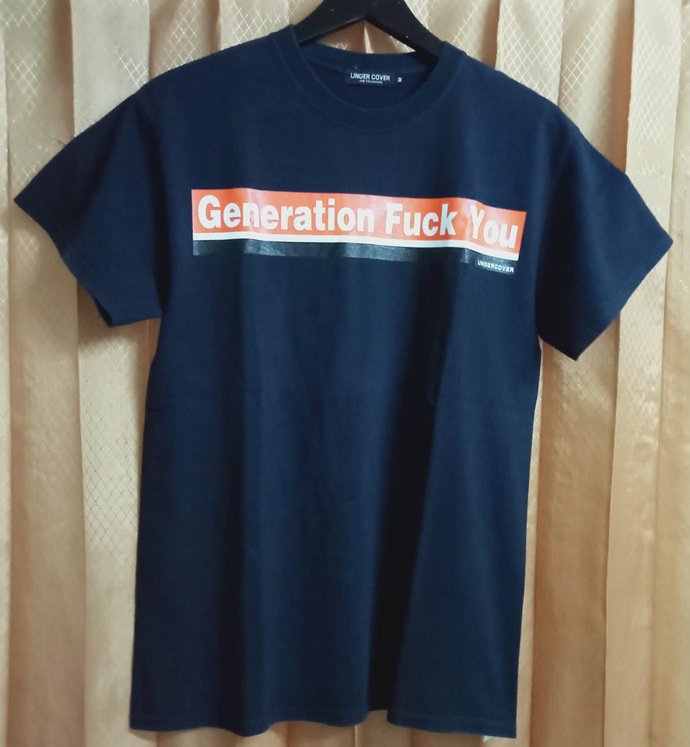 image of Undercover Generation Fuck You T Shirt in Black, Men's (Size Medium)