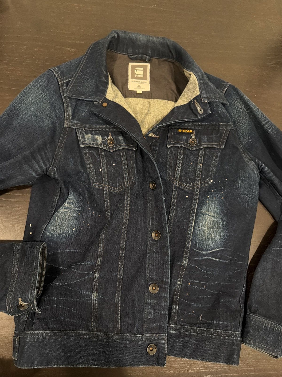 G-Star GStar Denim Jacket Size US L / EU 52-54 / 3 - 4 Thumbnail