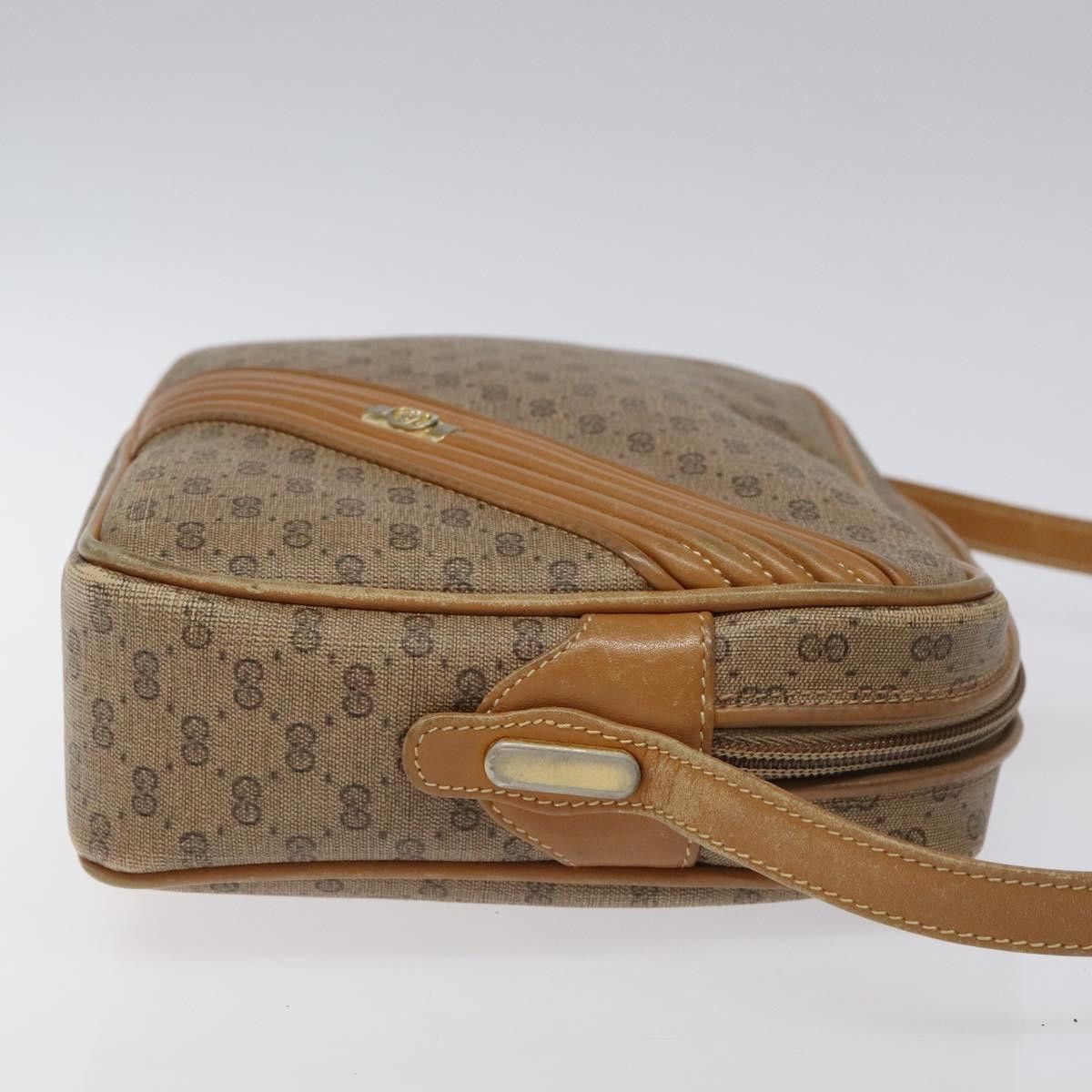 Gucci GUCCI Micro GG Supreme Shoulder Bag Pvc Leather Brown Gold Size ONE SIZE - 4 Thumbnail