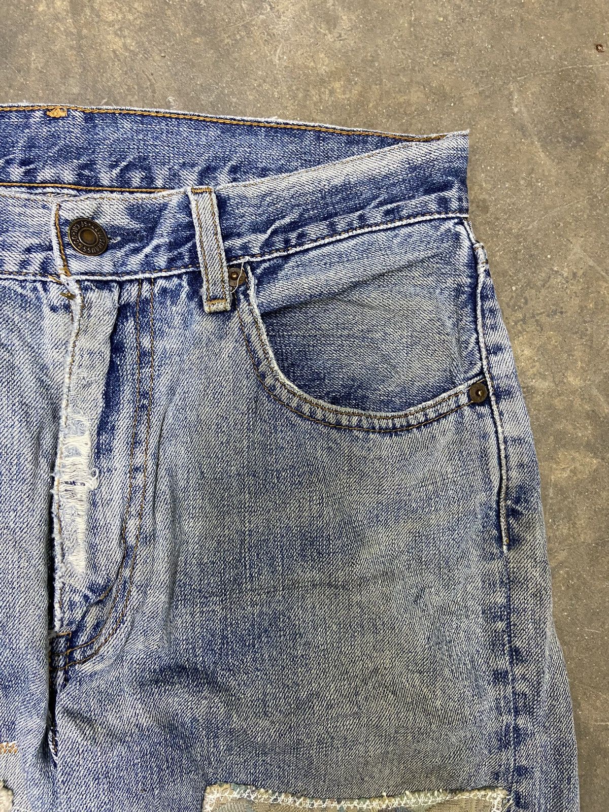 Levi's Vintage Levis jeans 512 patch work Size US 30 / EU 46 - 5 Thumbnail
