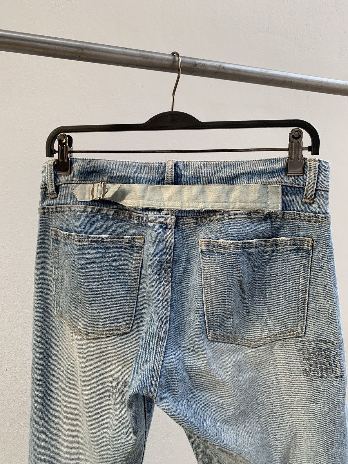 Vintage Thrashed Vintage J-honey Flared Jeans Distressed ERD Size US 32 / EU 48 - 7 Thumbnail