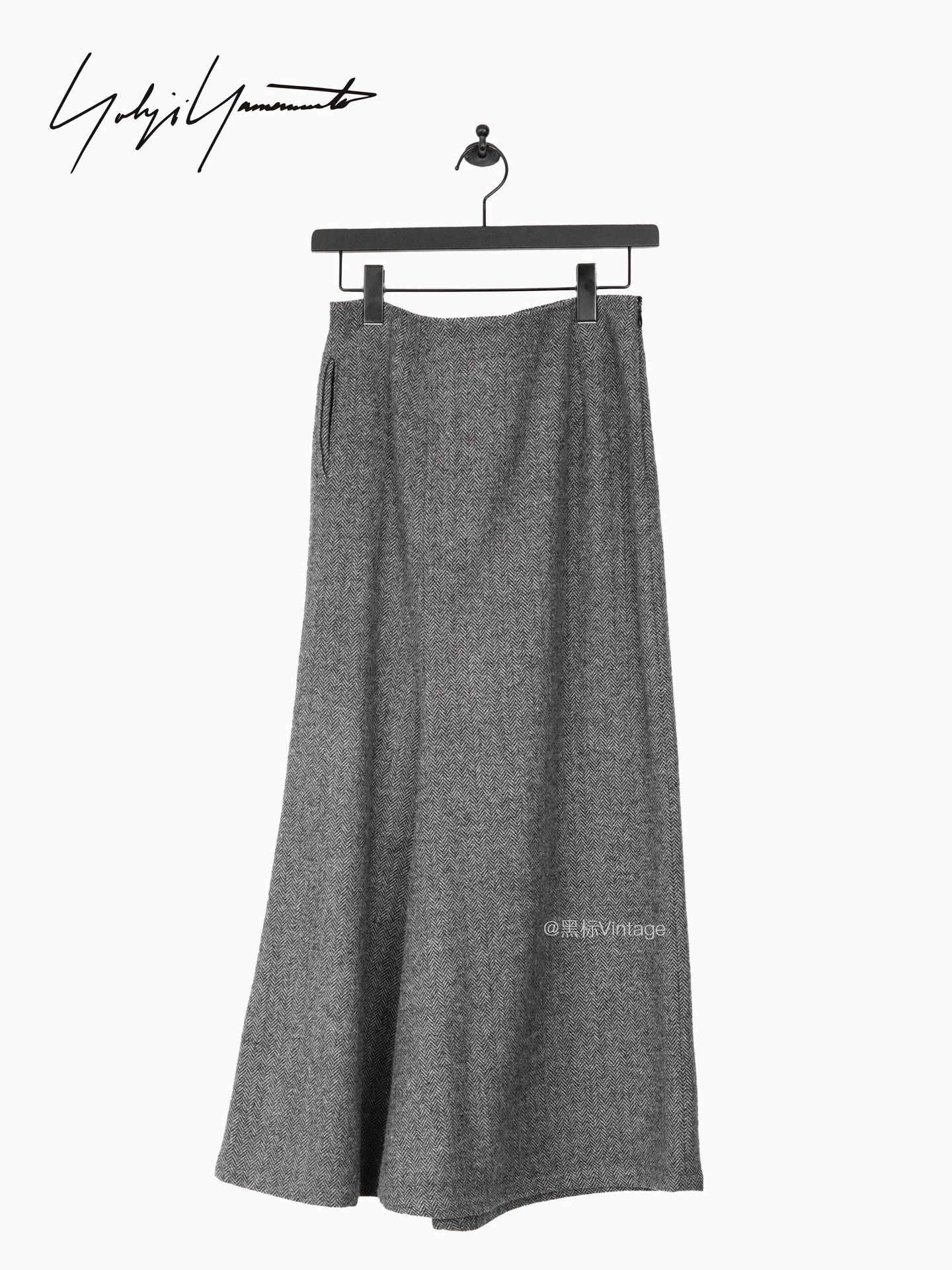 Yohji Yamamoto Yohji Yamamoto 23AW Vtg H-Bone Asym Mermaid Skirt Wmn's Size 26" / US 2 / IT 38 - 1 Thumbnail
