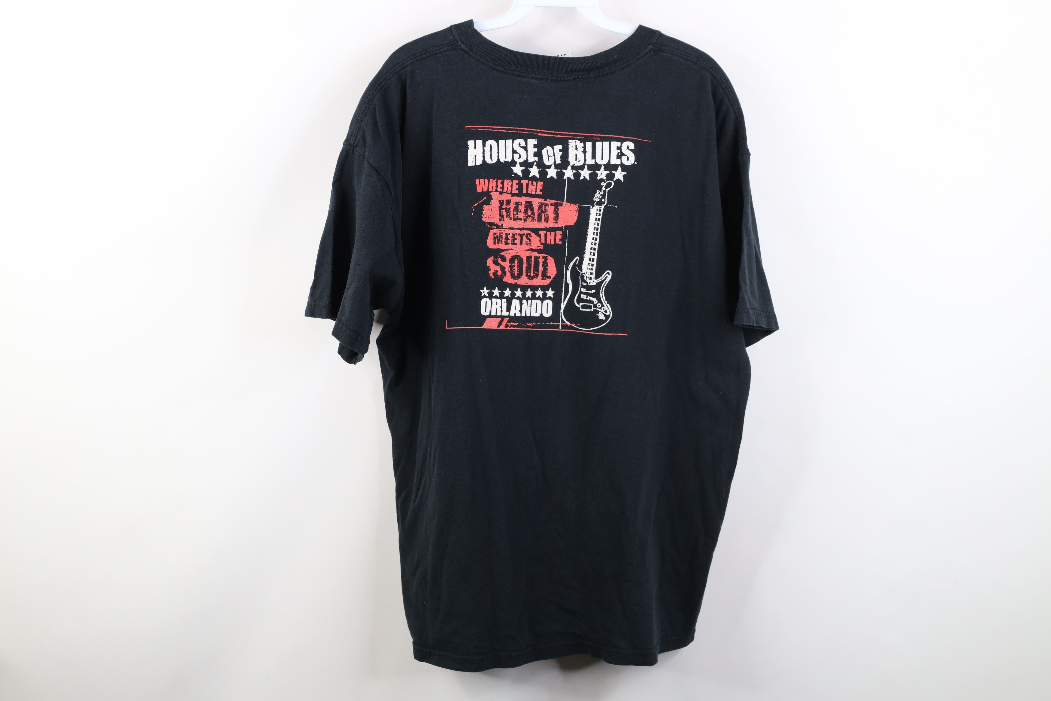 Vintage Vintage Y2K House of Blues Orlando Short Sleeve T-Shirt Size US XL / EU 56 / 4 - 12 Thumbnail