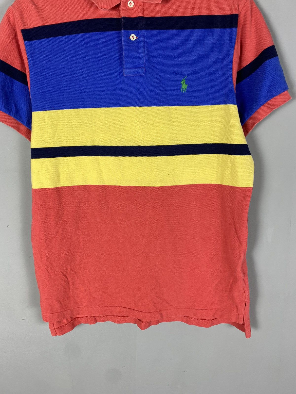 Vintage Vintage mens polo Ralph Lauren polo tee T-shirt Size US L / EU 52-54 / 3 - 3 Thumbnail