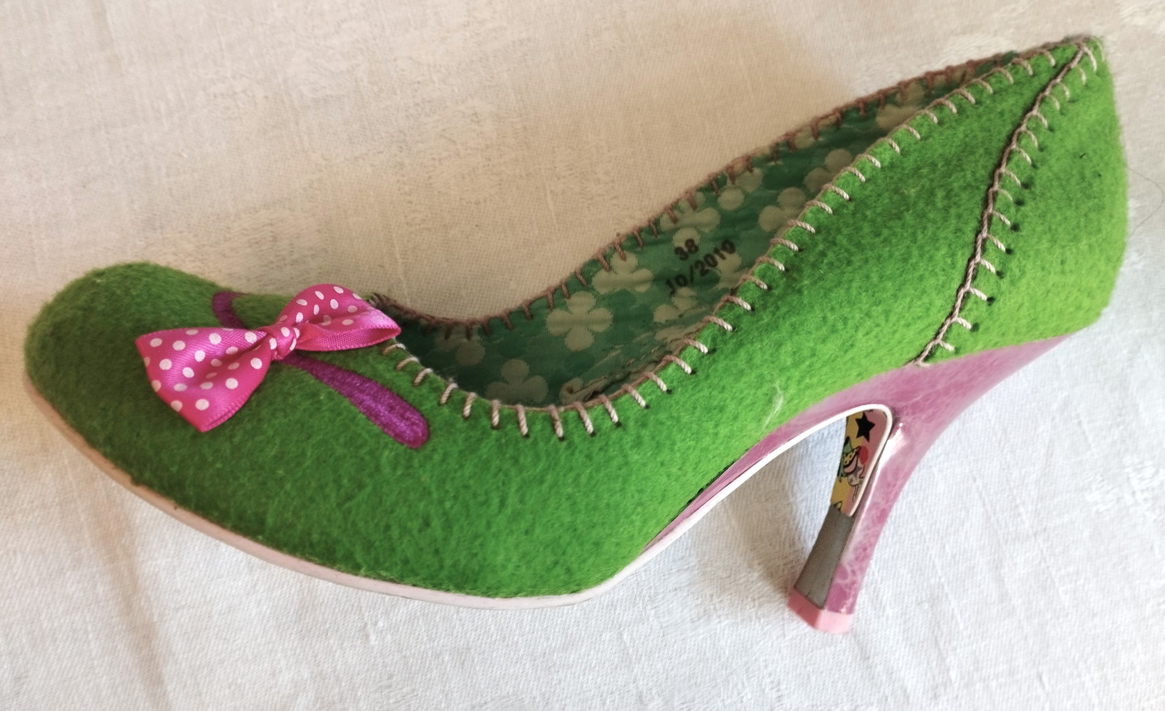 Vintage Irregular Choice Escarpins T 38 Size US 7 / IT 37 - 8 Thumbnail