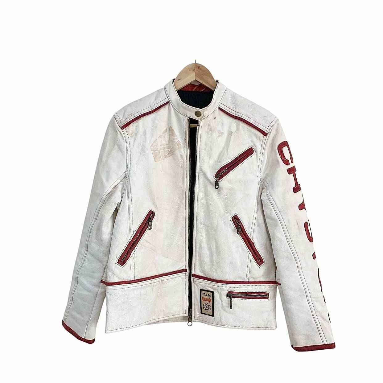 Other CHYSTON Protective Biker Leather Jacket Size S / US 4 / IT 40 - 3 Thumbnail