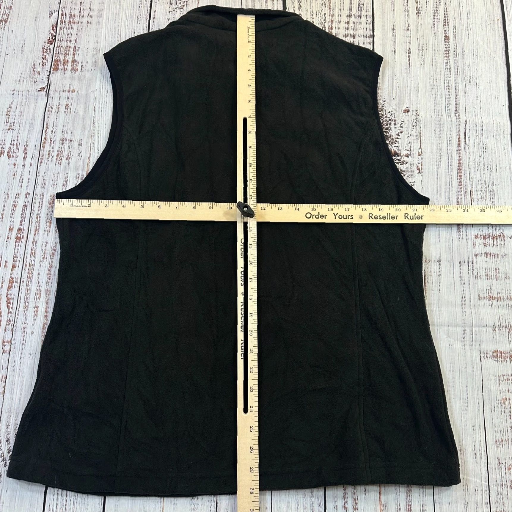 Vintage NWT 33,000 Ft Black Fleece Full Zip Vest USA Made Men's XL Shirt Vest Size US XL / EU 56 / 4 - 7 Thumbnail