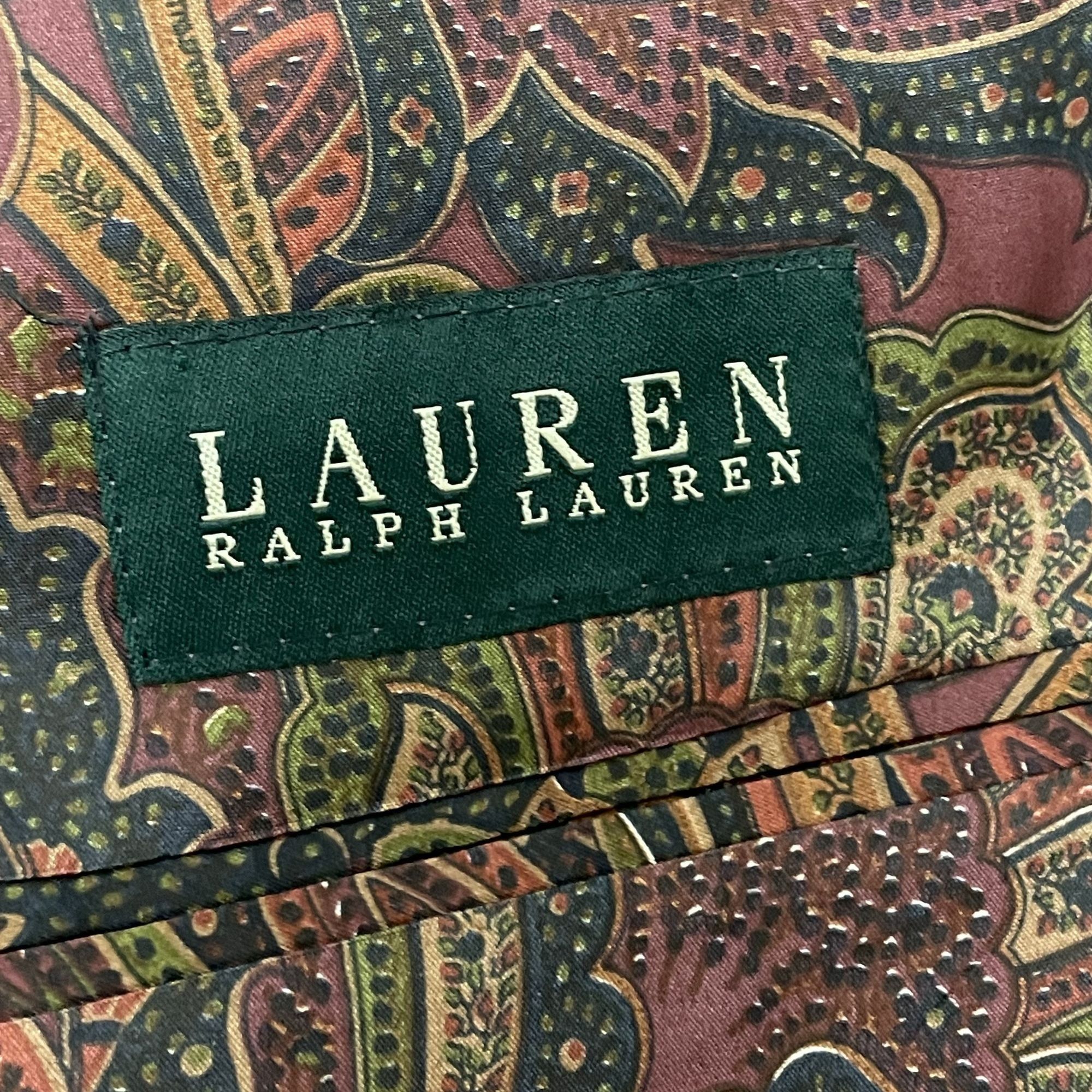 Ralph Lauren Vtg Ralph Lauren Sport Coat HERRINGBONE Wool Blazer Size 48R - 5 Thumbnail