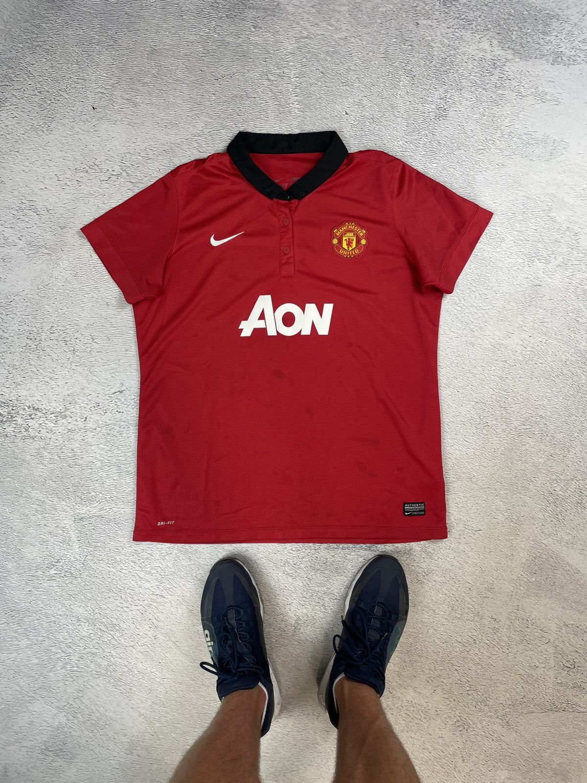 Nike × Vintage Vintage Manchester United 2013/14 Nike Jersey