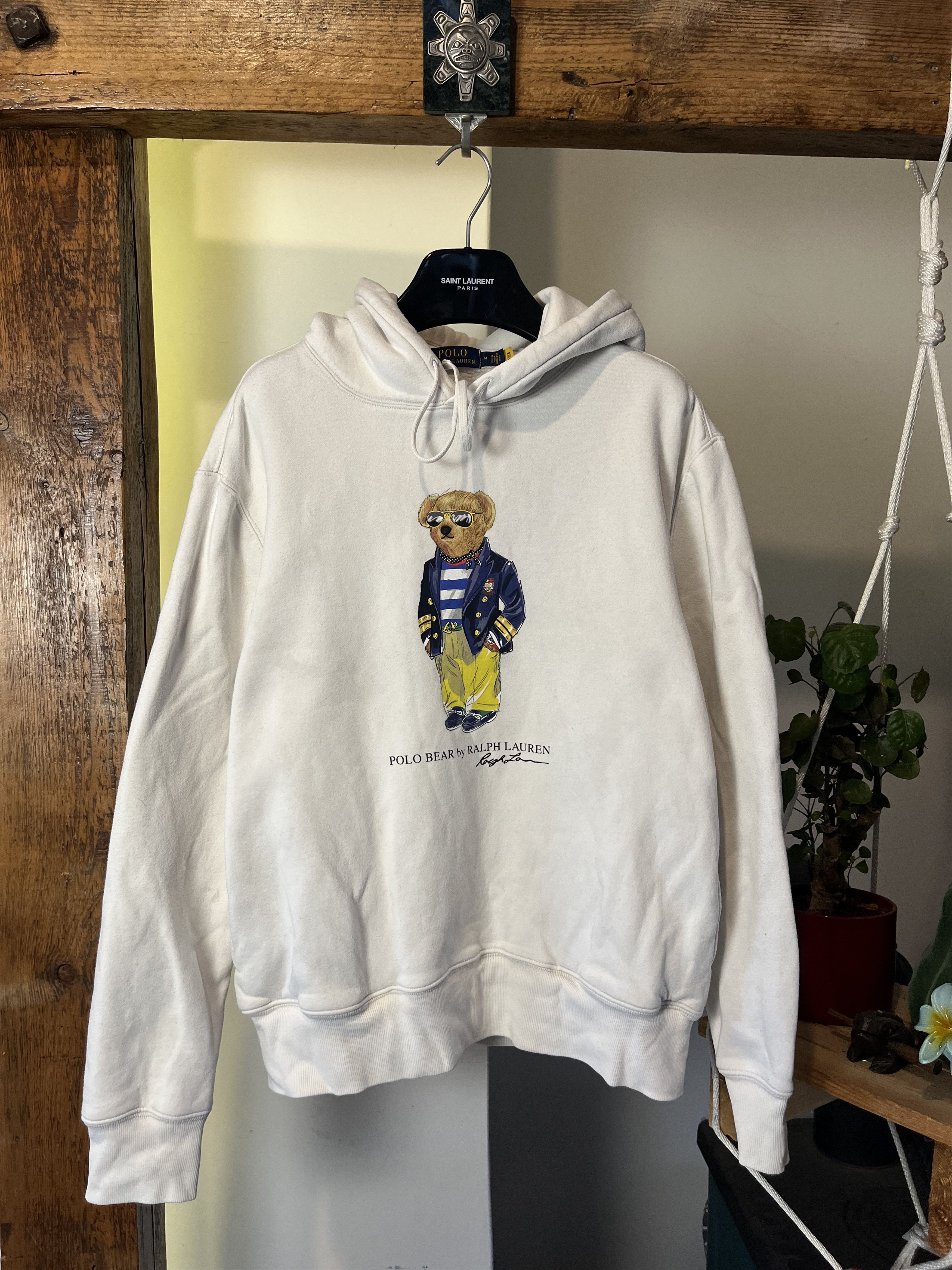 2020 POLO BEAR by Ralph Lauren White Hoodie Sweatshirt