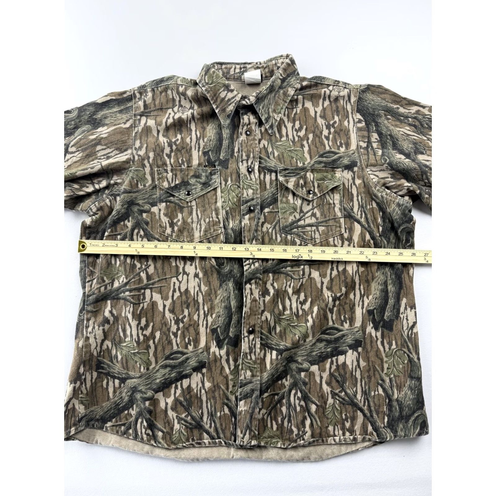 Vintage VINTAGE LAPCO Shirt Mens 2XL Camouflage Flannel Long Sleeve Snap Hunting Outdoor USA Size US XXL / EU 58 / 5 - 6 Thumbnail