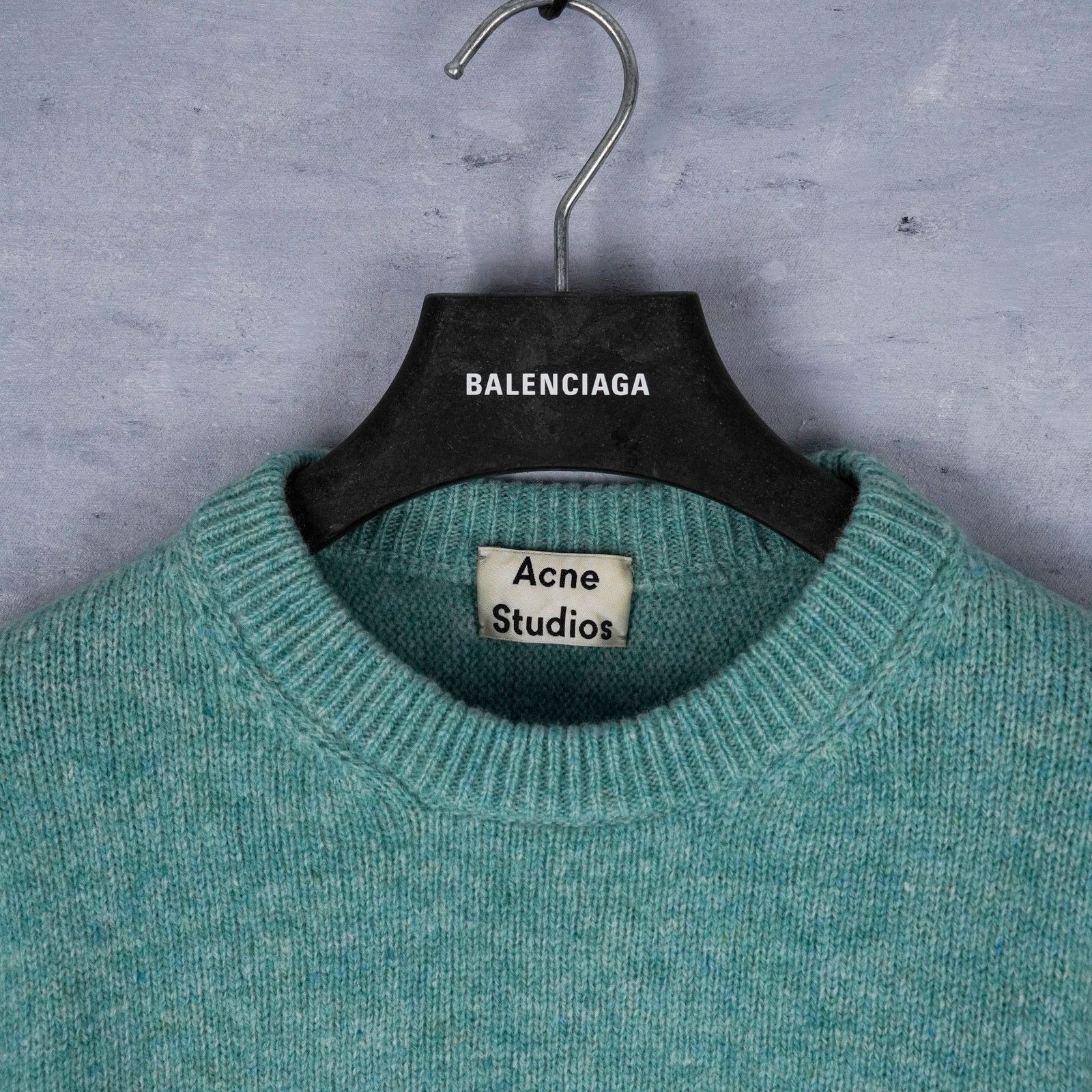 Acne Studios Acne studios aw15 mint green lambswool knit jumper sweater Size M / US 6-8 / IT 42-44 - 4 Thumbnail