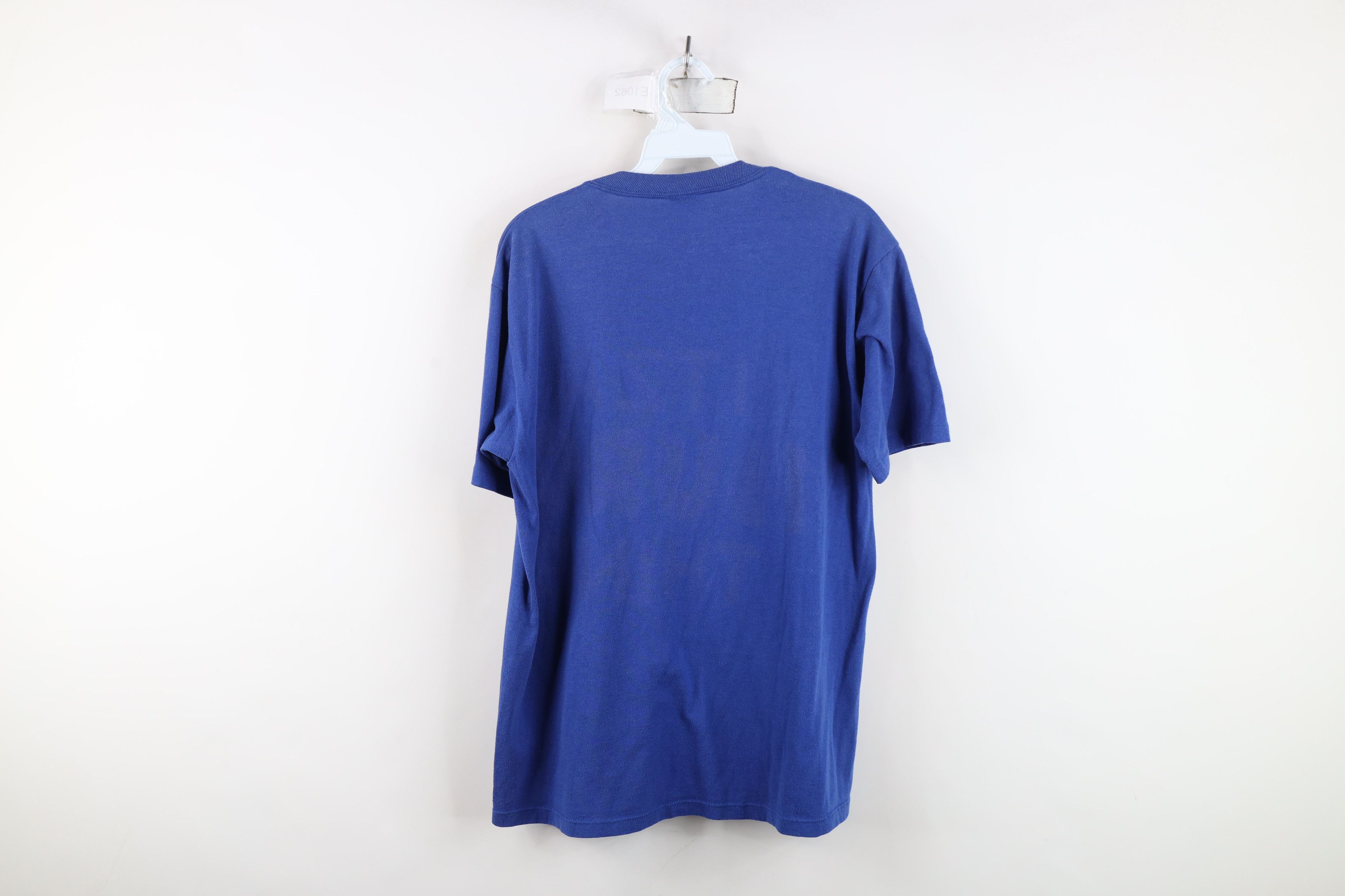Vintage Vintage 90s Spell Lancaster Pennsylvania T-Shirt Blue USA Size US L / EU 52-54 / 3 - 9 Thumbnail