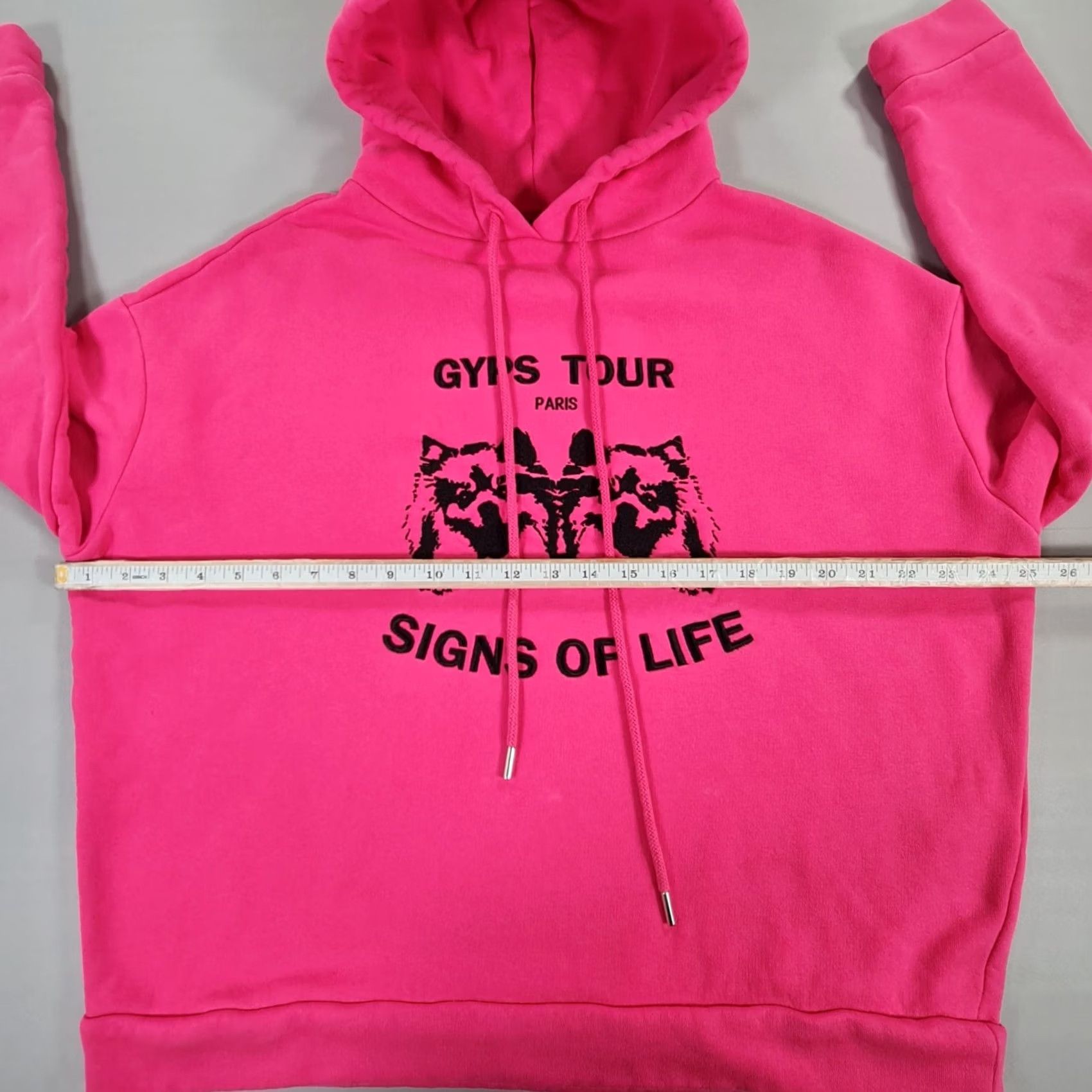 Maje Maje Hoodie Pink Small Cotton Blend Pullover Logo City Sports Womens Sweatshirt Size S / US 4 / IT 40 - 5 Thumbnail