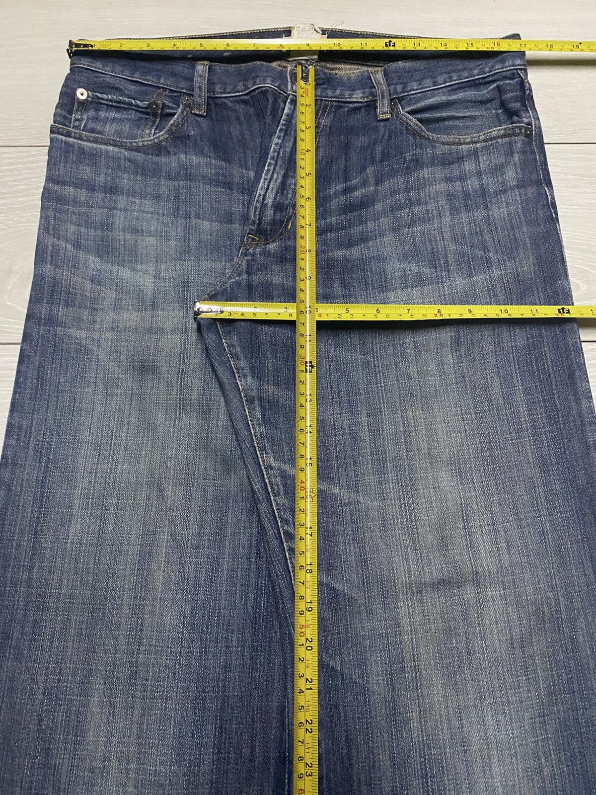 Gap × John Elliott Vintage Gap Denim Faded Mud Wash Baggy Jeans Size US 34 / EU 50 - 9 Thumbnail