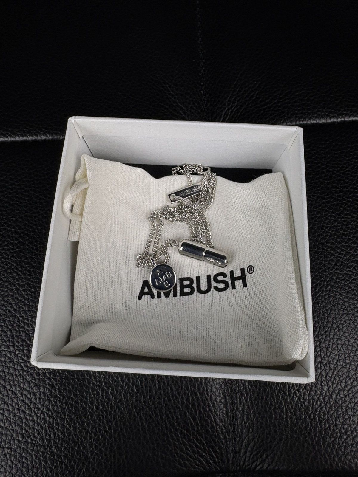Ambush Design Ambush Pill Charm Necklace silver made in Japan Size ONE SIZE - 7 Thumbnail
