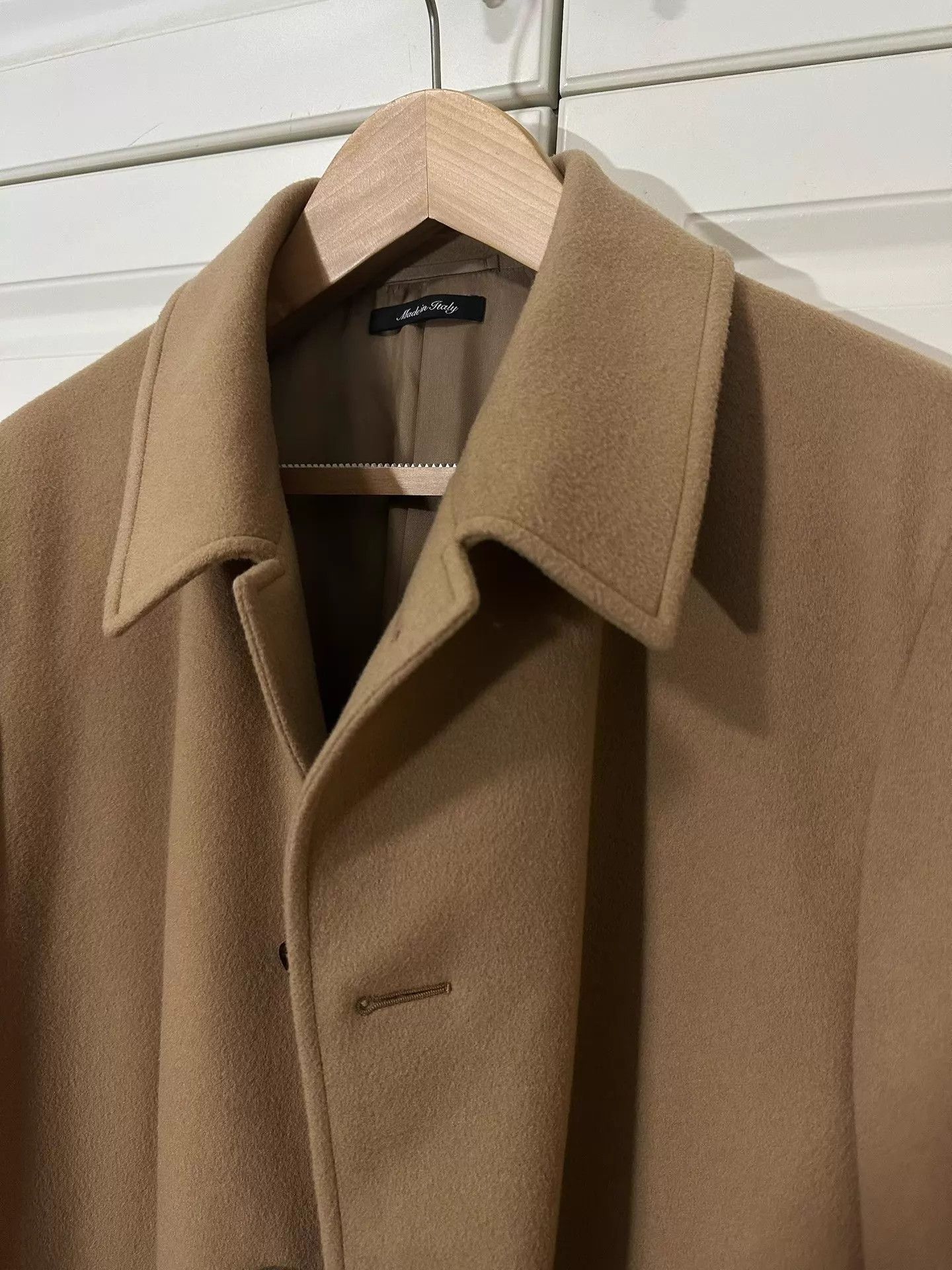 Alfred Dunhill Dunhill Gentleman Camel Cashmere Overcoat 54 Size US L / EU 52-54 / 3 - 3 Thumbnail