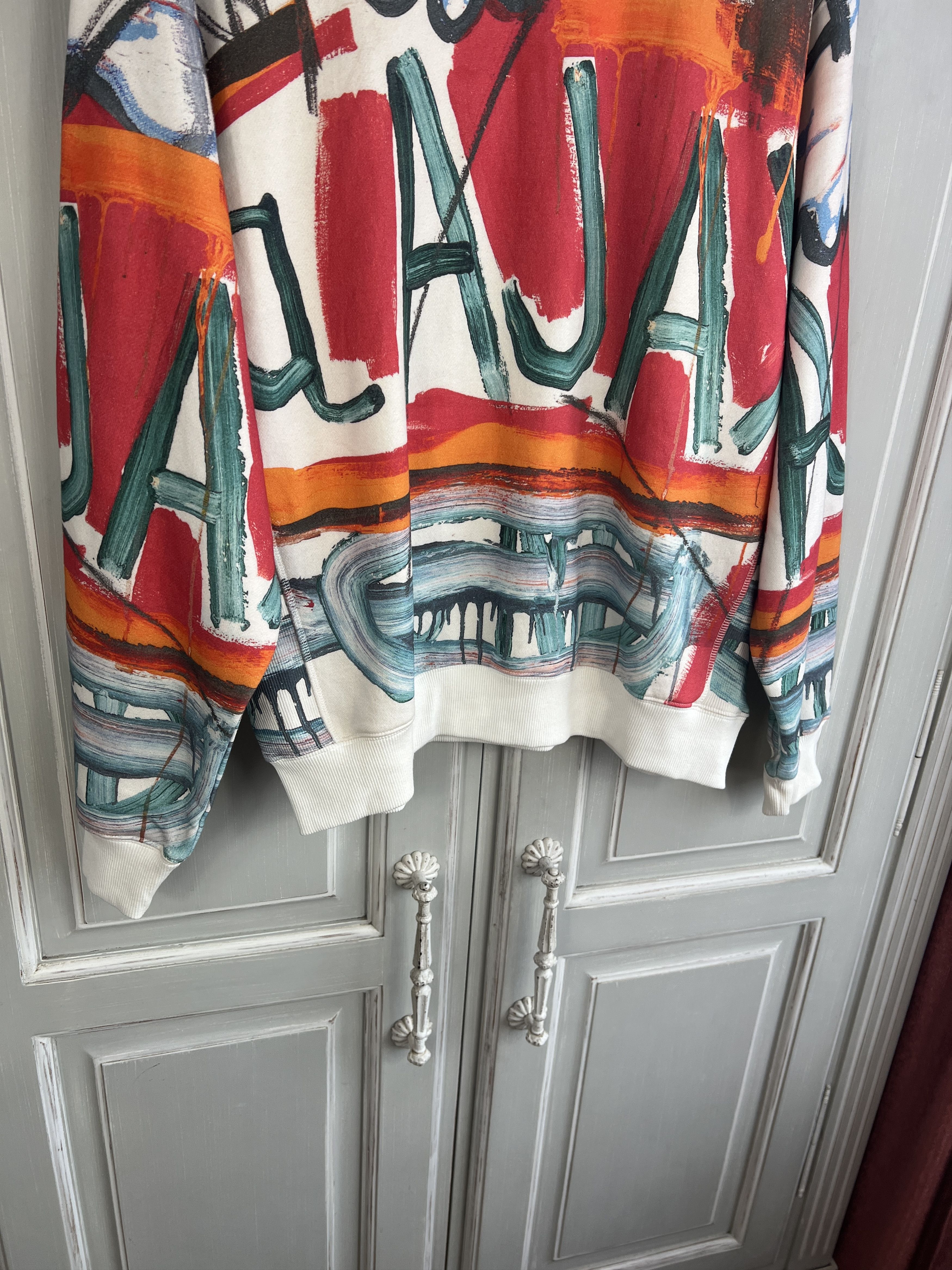 H&M × Jean-Michel Basquiat × Who Decides War WHO DECIDES WAR x EV BRAVADO TELA D'AMORE BASQUIAT H&M Size US M / EU 48-50 / 2 - 6 Thumbnail