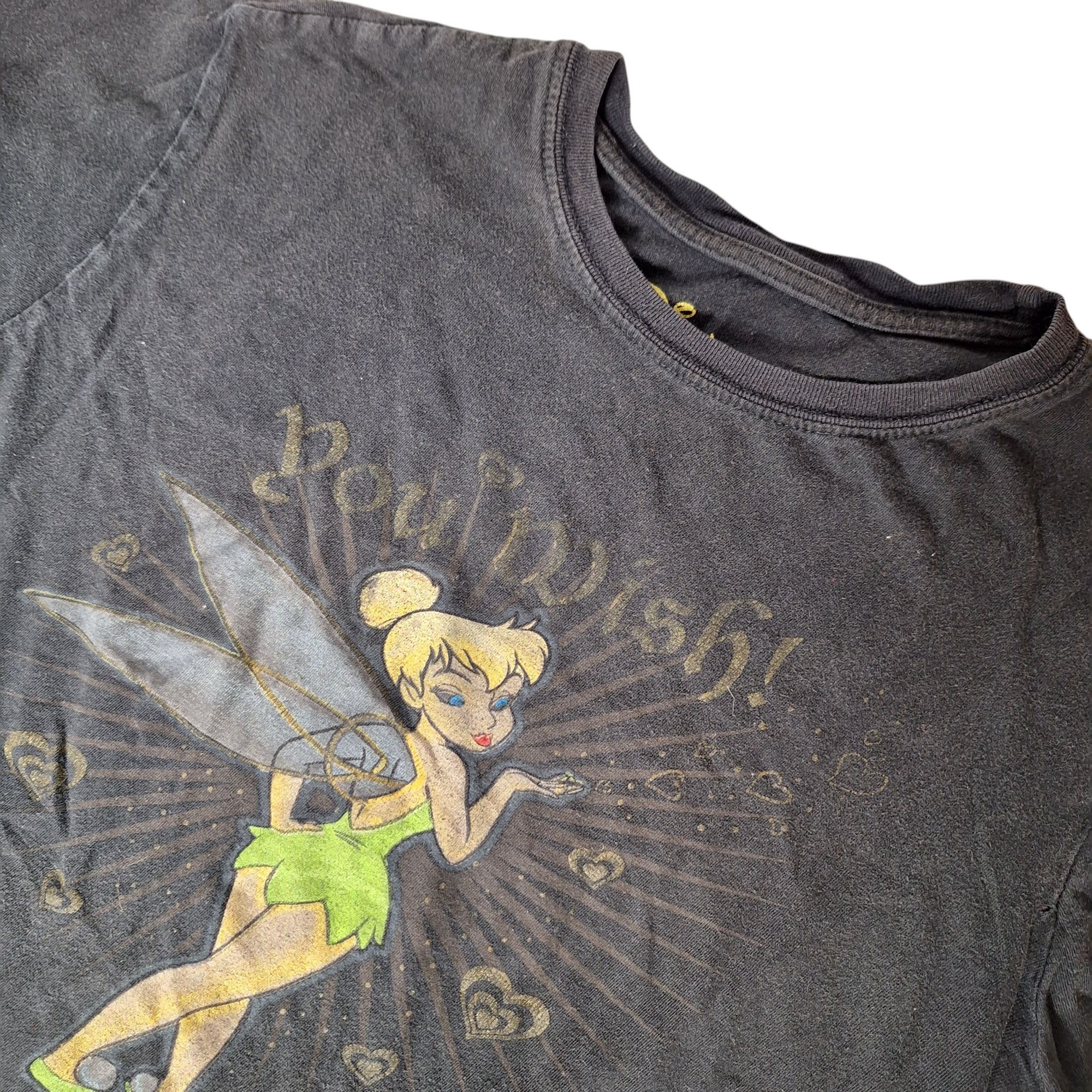 Disney Disney Tinker Bell Pouty Face Graphic T-Shirt XXL Black Fair Size XXL / US 16-18 / IT 52-54 - 1 Thumbnail