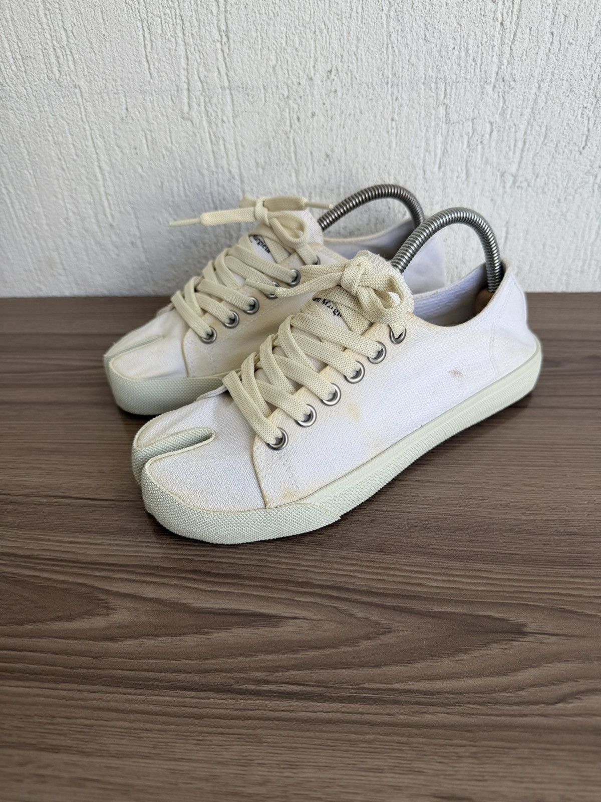 Maison Margiela Tabi canvas sneakers Size US 7 / IT 37 - 4 Thumbnail