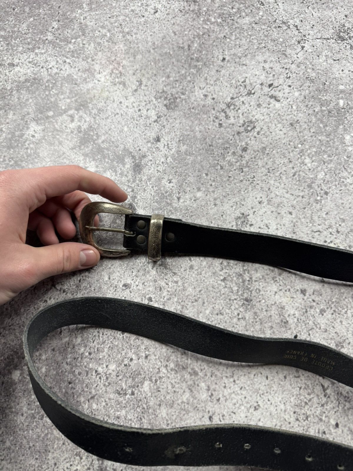 Japanese Brand 00’S NINE STYLE JAPAN LEATHER Y2K OPIUM BELT ARCHIVE Size ONE SIZE - 11 Thumbnail
