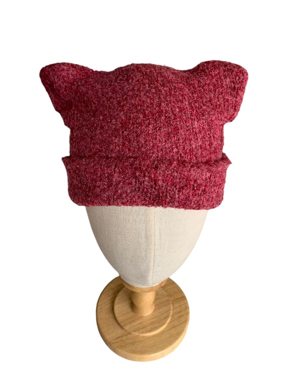 14th Addiction × Hysteric Glamour × Japanese Brand Punk Bondage Style Bunny Horn Devil Knitted low Beanie Hat Size ONE SIZE - 3 Thumbnail